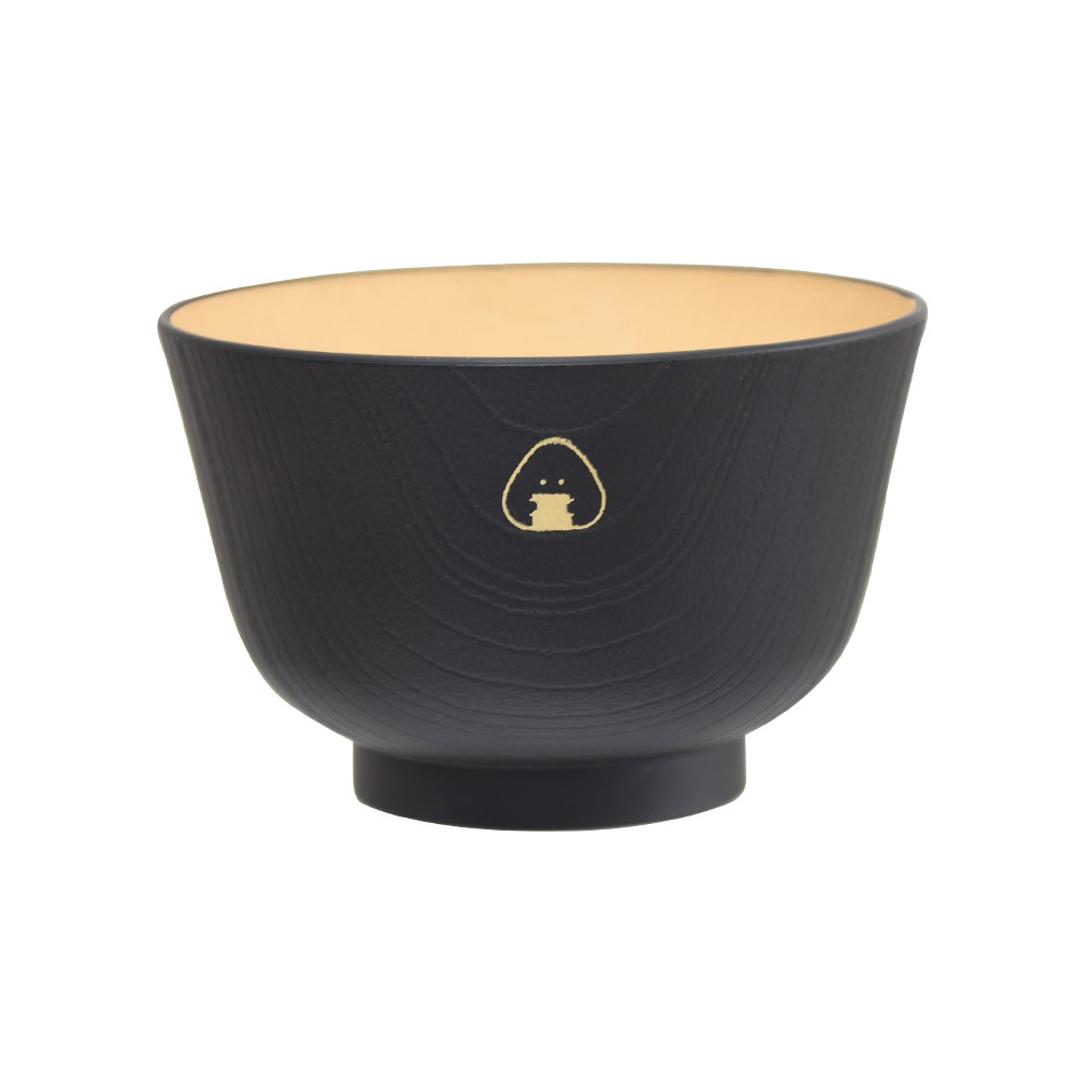 汁椀 おしゃれ 通販 日本製 お椀 吸物椀 山中塗り 木目調 抗菌汁椀 電子レンジ 食洗機 おわん しるわん かわいい シンプル 重ねて収納 お味噌汁 スープ 軽量 持ちやすい SugarLand シュガーランド ギフト のり/黒 ・