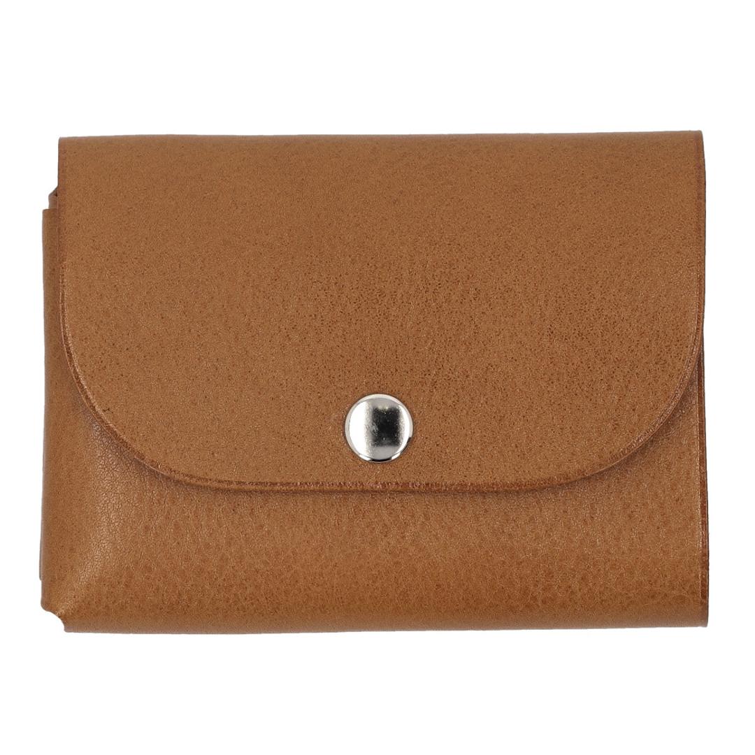 R.C.L 財布 ミニ財布 P1047 通販 ミニウォレット お財布 ウォレット コンパクトウォレット スナップボタン アールシーエル 小銭入れ 本革 革 コンパクト シンプル レディース メンズ 男女兼用 ユニセックス ギフト 贈り物 キャメル ・