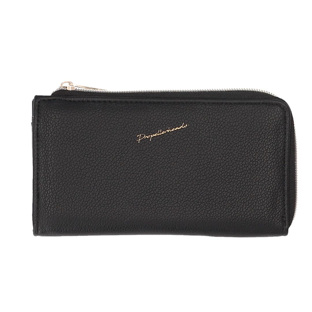 propellerheads 長財布 通販 ウォレット 合成皮革 ロングウォレット お財布 財布 さいふ サイフ L字 ファスナー L字ファスナー 合皮 大人 カジュアル プロペラヘッズ 小物 札入れ お札入れ ギフト 贈り物 BK ・