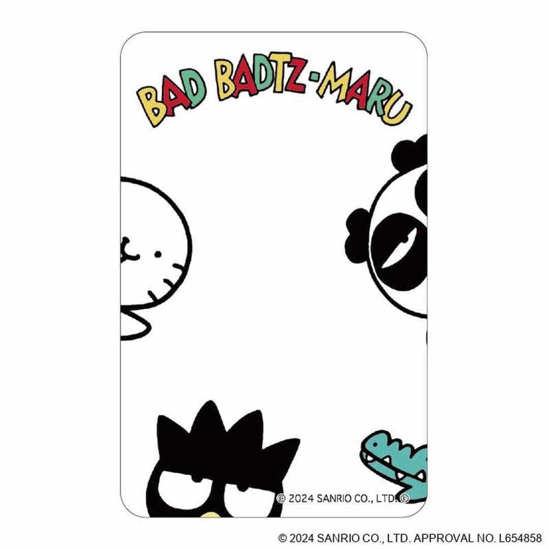 サンリオ バッドばつ丸 グッズ 通販 BAD BADTZ-MARU クリアカード まじかる百貨店クリアカード 4947864052683 バッドばつ丸01 かわいい 可愛い カワイイ 透明 推しグッズ キャラクター 推し活 レンチキュラー スマホ裏 ホビー バッドばつ丸 ・