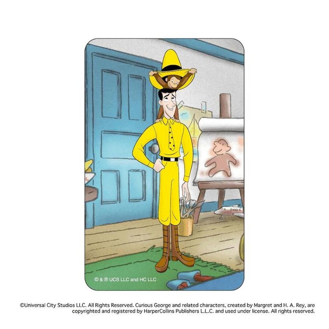 おさるのジョージ グッズ 通販 Curious George ステッカー まじかる百貨店ステッカー 4947864052751 おさるのジョージ03 シール ステッカーシール スマホ裏 絵本キャラクター かわいい 可愛い カワイイ おしゃれ レンチキュラー 文具 おさるのジョージ ・