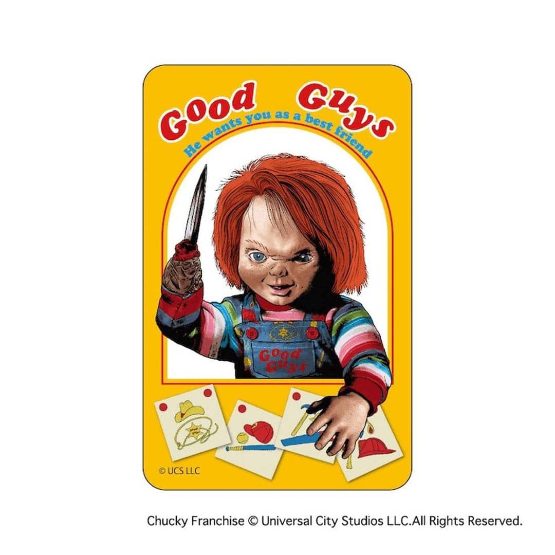 チャッキー グッズ 通販 CHUCKY クリアカード まじかる百貨店クリアカード 4947864075286 チャッキー02 スマホ かわいい おしゃれ 透明 カード 映画グッズ チャイルド・プレイ キャラクター 推しグッズ レンチキュラー スマートフォン チャッキー ・
