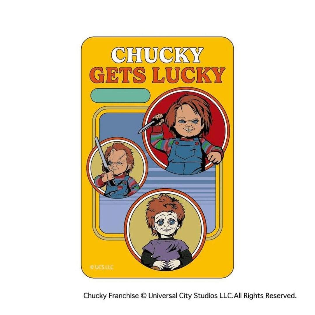 チャッキー グッズ 通販 CHUCKY ステッカー まじかる百貨店ステッカー 4947864075330 チャッキー02 スマホステッカー シール ステッカーシール 映画グッズ かわいい おしゃれ オシャレ キャラクター レンチキュラー チャイルドプレイ チャッキー ・