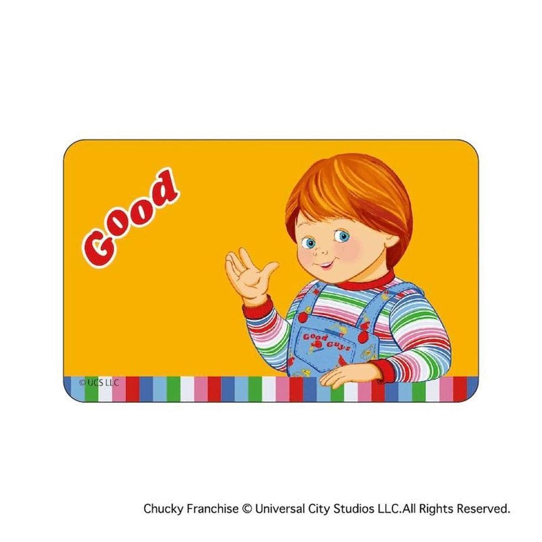 チャッキー グッズ 通販 CHUCKY ステッカー まじかる百貨店ステッカー 4947864075354 チャッキー04 スマホステッカー シール ステッカーシール 映画グッズ かわいい おしゃれ オシャレ キャラクター レンチキュラー チャイルドプレイ チャッキー ・