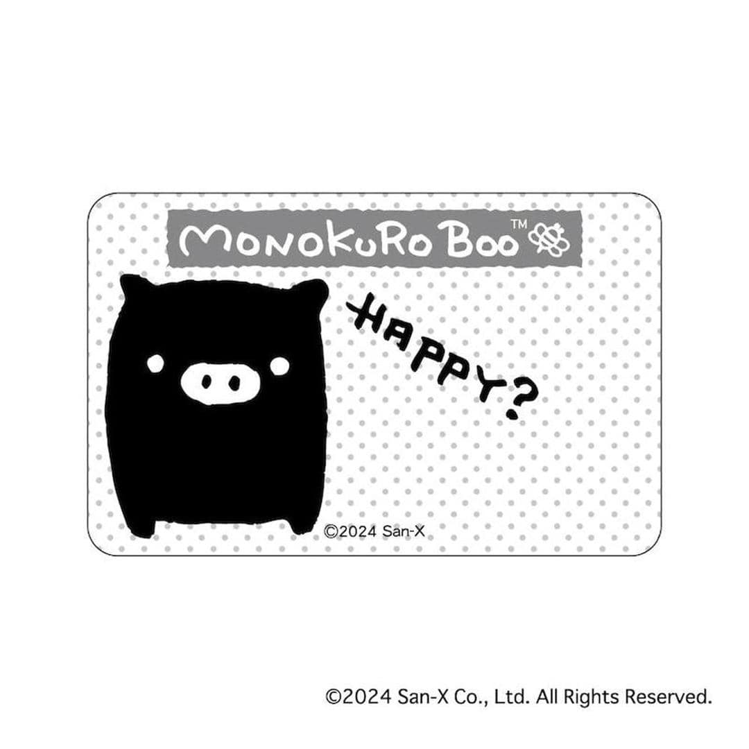 モノクロブー グッズ 通販 サンエックスレジェンド ステッカー まじかる百貨店ステッカー 4947864076450 モノクロブー01 スマホステッカー シール ステッカーシール かわいい 可愛い カワイイ キャラクターグッズ レンチキュラー 文具 文房具 モノクロブー ・