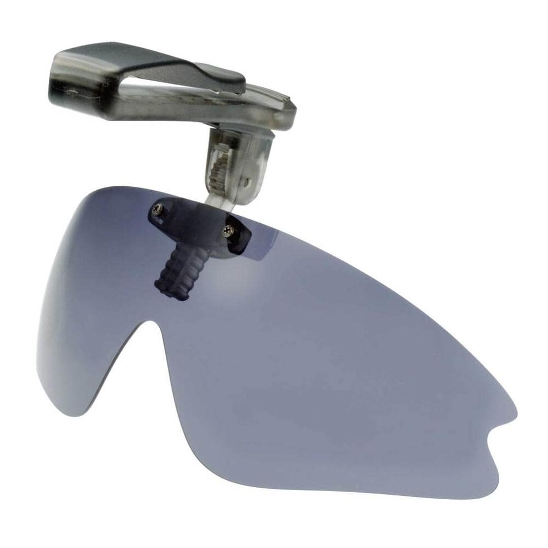 冒険王 サングラス 帽子用 通販 偏光グラス 偏光サングラス クリップオンサングラス キャップシェーダー 眼鏡 めがね メガネ 帽子に装着 帽子につける 帽子対応 クリップオン クリップ UVカット メンズ レディース 軽量 軽い 運転 ドライブ スポーツ 5S.スモーク ・