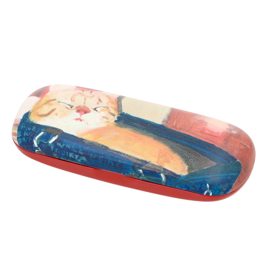 メガネケース おしゃれ 通販 眼鏡ケース めがねケース マンハッタナーズ Manhattaner's セミハード 猫 ねこ ネコ レディース 大人 かわいい 久下貴史 マグネット式 敬老の日 母の日 ギフト 眼鏡小物 小物 雑貨 MAN-26 ・