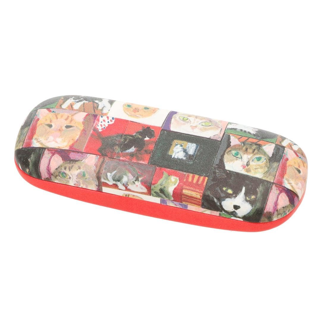 メガネケース おしゃれ 通販 眼鏡ケース めがねケース マンハッタナーズ Manhattaner's セミハード 猫 ねこ ネコ レディース 大人 かわいい 久下貴史 マグネット式 敬老の日 母の日 ギフト 眼鏡小物 小物 雑貨 MAN-36 ・