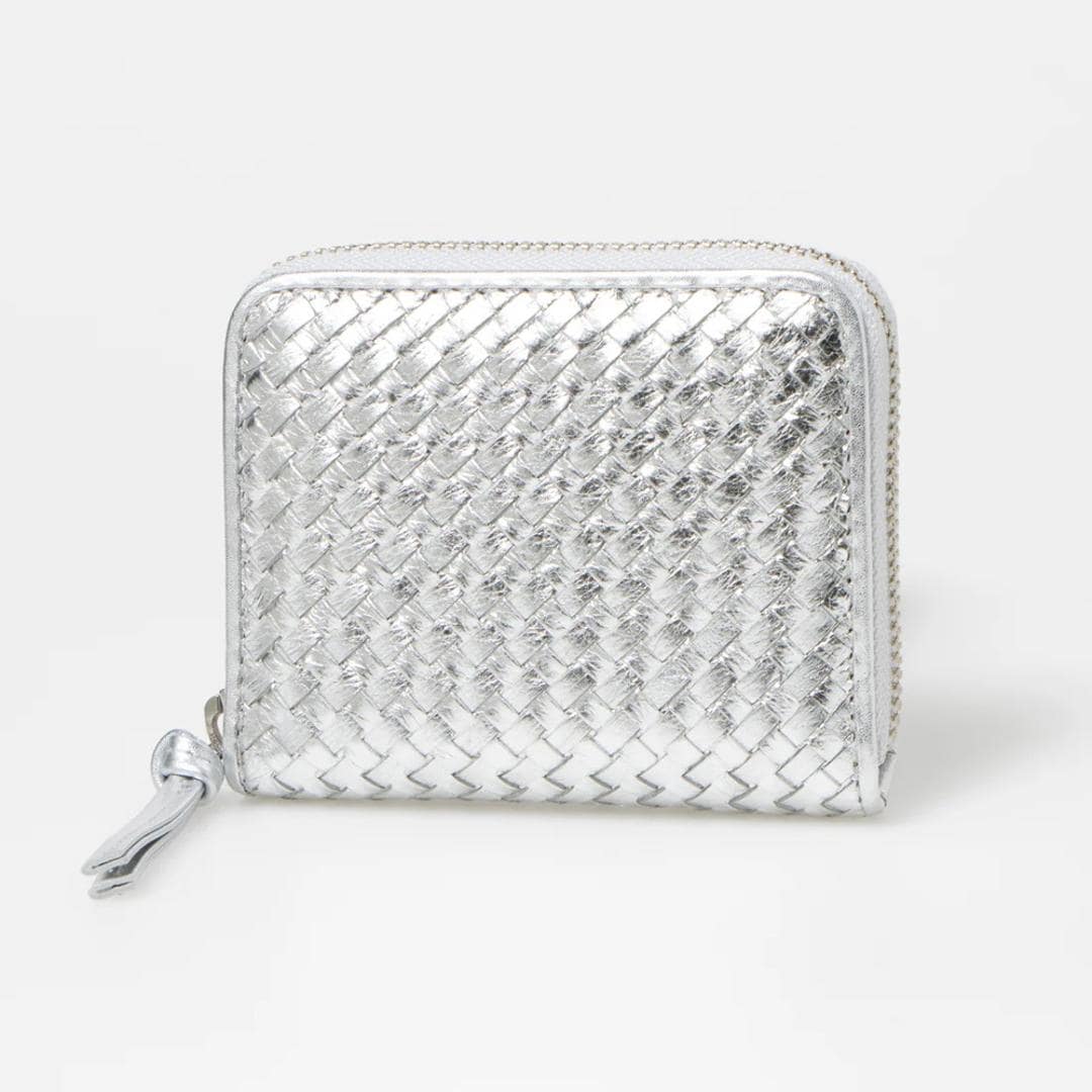 perche ペルケ 財布 08-06-04060 通販 カードケース 二つ折り財布 カードホルダー カード入れ ジャバラカードウォレット スキミング防止 レディース 大容量 じゃばら かわいい 革 レザー ブランド 折りたたみ財布 折り財布 女性 女子 シルバー ・