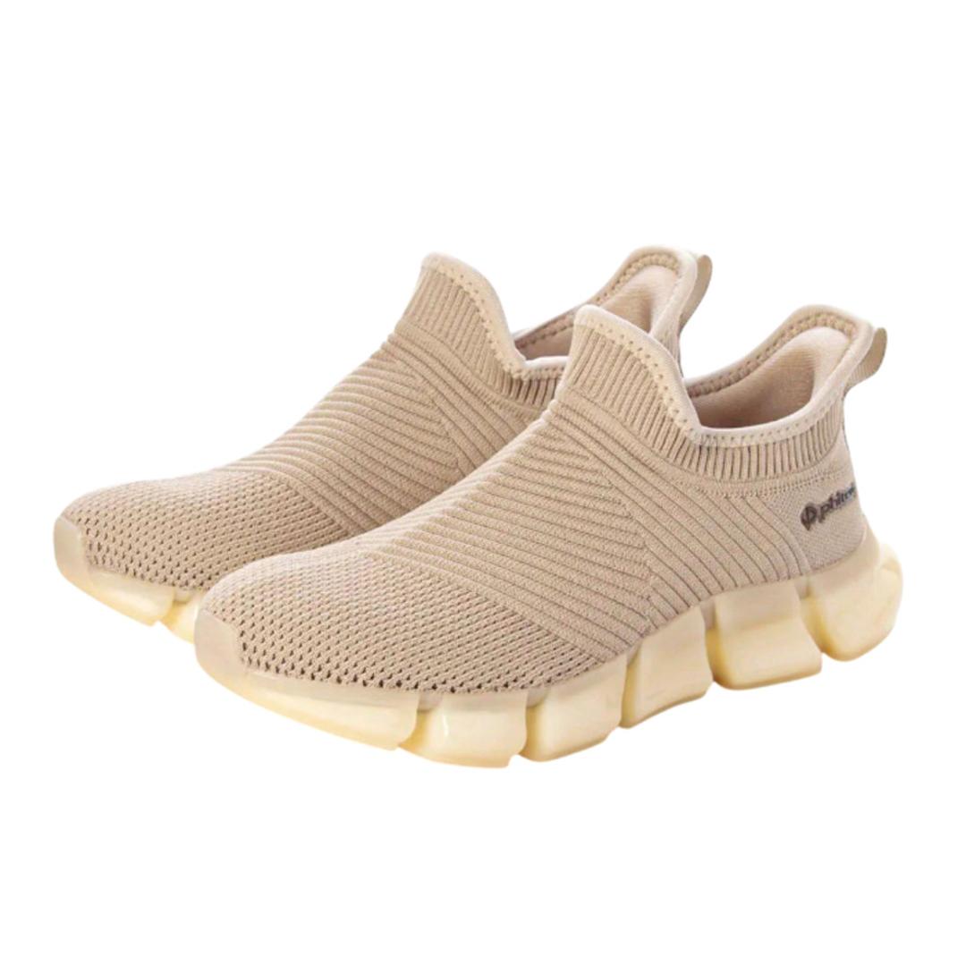 ファイテン スニーカー レディース 通販 phiten 靴 phl004 スリッポン 厚底 シューズ 疲れない 軽量 厚底スニーカー レディース靴 ウォーキング ウオーキング 履きやすい靴 履きやすい 疲れない靴 女性 きれいめ メンズ かわいい おしゃれ ベージュ 23cm