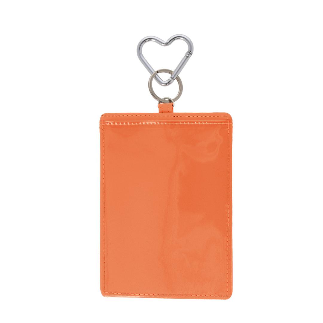 推し活 スタンドケース 通販 スタンド 写真立て フォトケース ケース キーホルダー フォト 写真 生写真 透明 クリア 持ち運び 推し 推し活グッズ オタ活 かわいい オレンジ ・