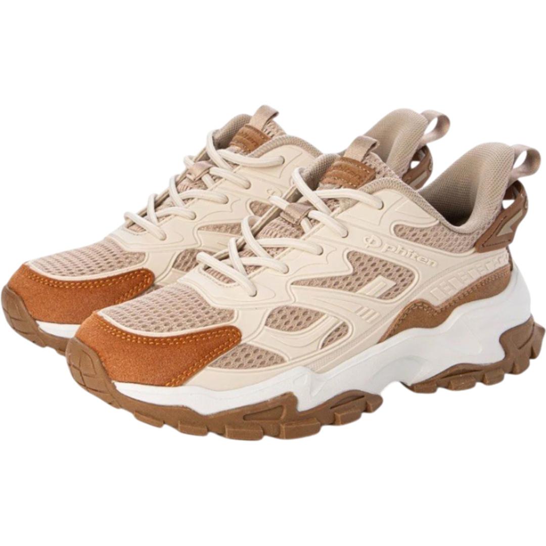 ファイテン スニーカー PHL-011 通販 phiten 靴 ファイテンスニーカー 運動靴 クツ くつ シューズ レディース メンズ 軽量 軽い 歩きやすい 履きやすい カジュアル ウォーキング 疲れにくい スリッポン 男性 女性 ウオーキング ブラウン 23cm