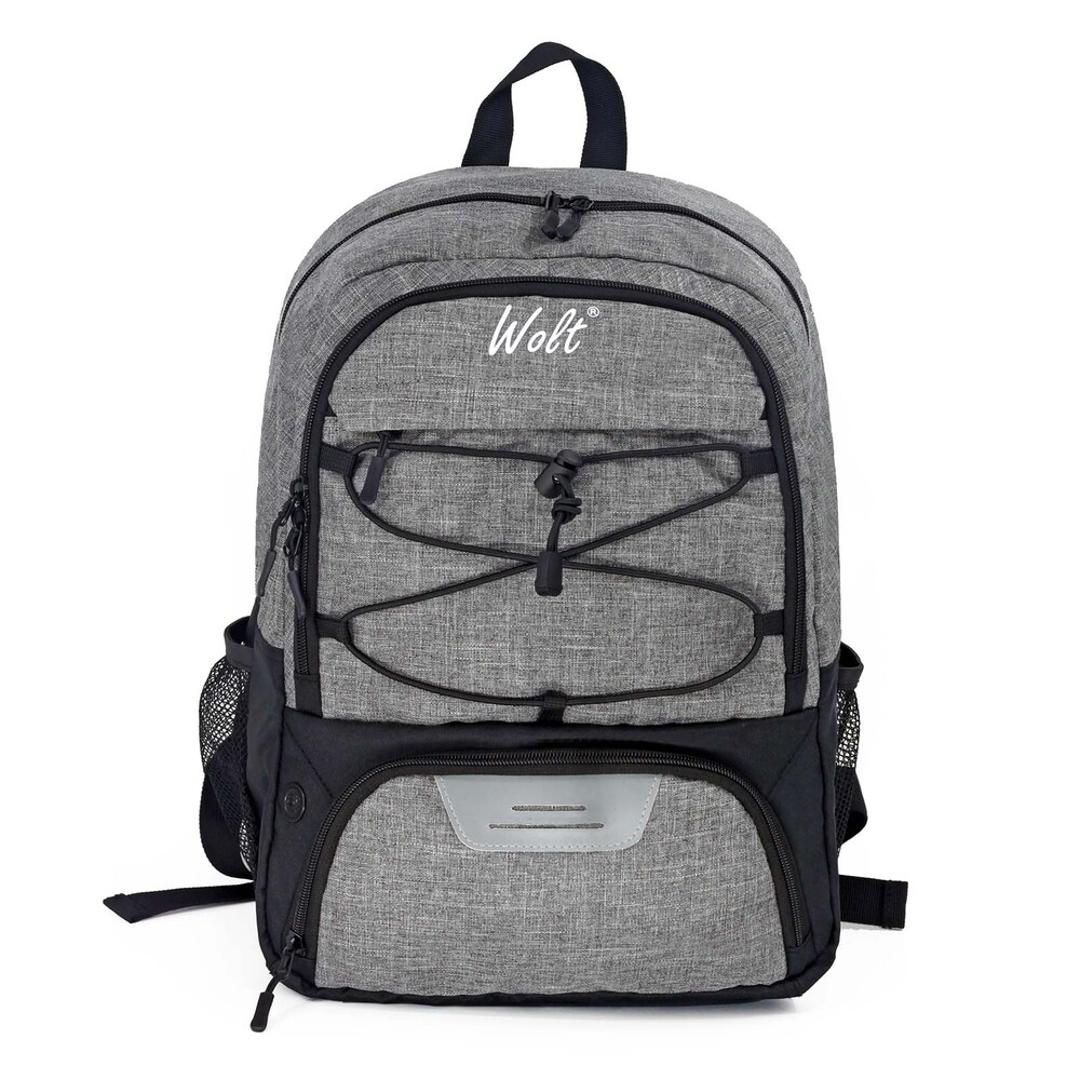 サッカーリュック ボール収納 通販 サッカーバッグ サッカーバック シューズバッグ シューズ リュクサック リュック サッカーボールリュック サッカーボールバッグ ジュニア バックバッグ リバッグ 大容量 多機能 おしゃれ 男女兼用 学生 スクールバッグ グレー ・