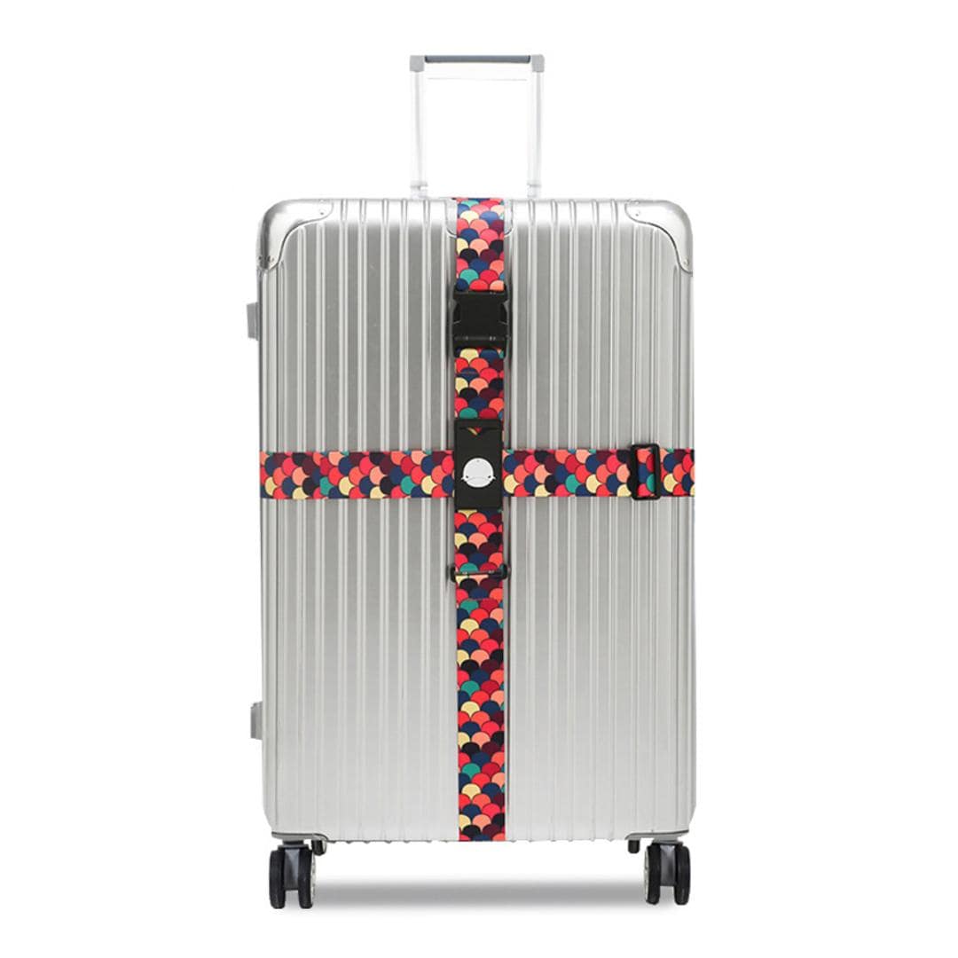 スーツケースベルト TSAロック付き 通販 TSAロックベルト バンド ベルト TSAスーツケースベルト スーツケースバンド tsaロック式 荷物飛び出し防止 旅行用品 トラベル用品 旅行 トラベル トラベルグッズ 旅行グッズ 国内 海外 海外旅行 カラー5 ・