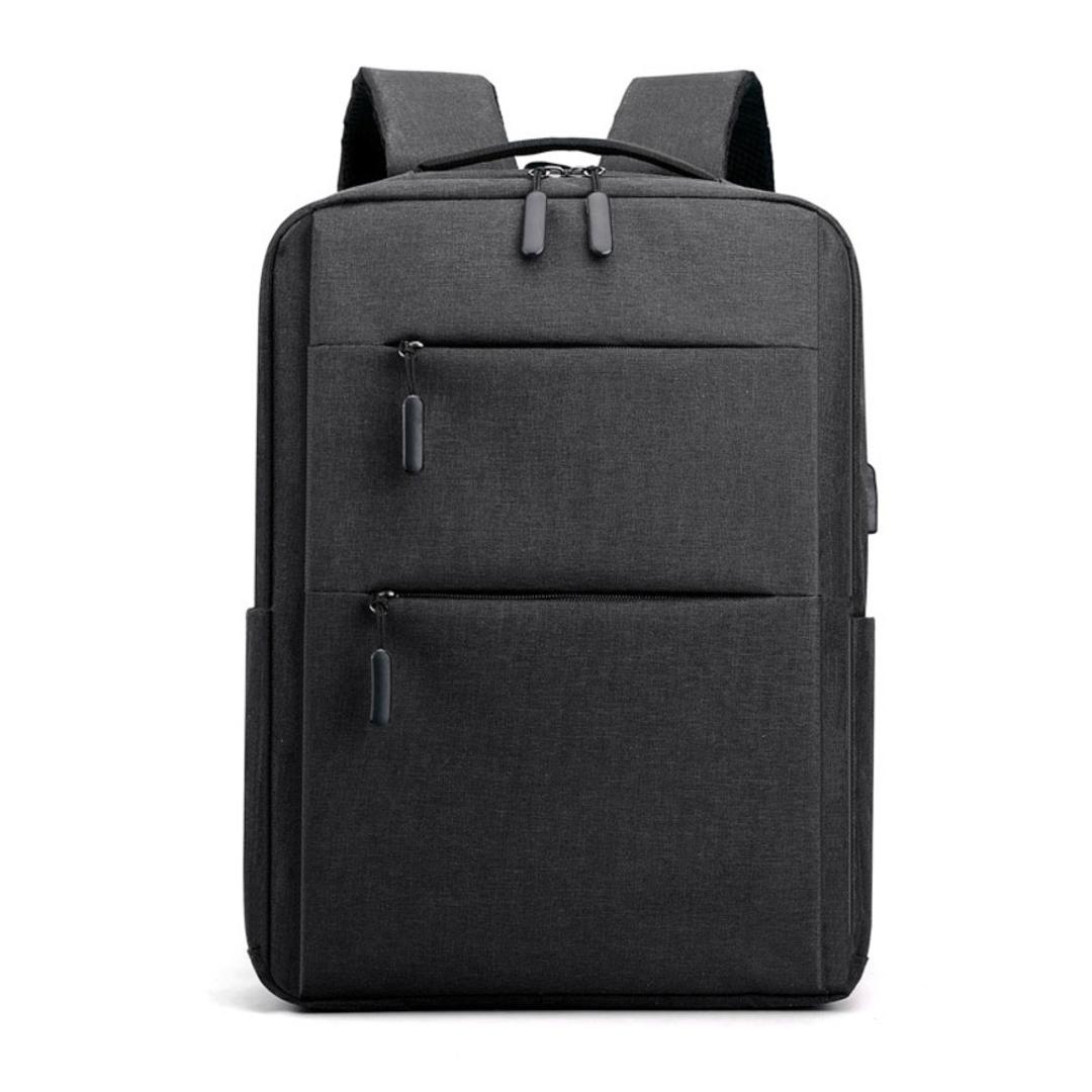 リュック メンズ ビジネス 通販 リュックサック バックパック デイパック 通勤 通学 出張 旅行 大容量 A4 B4 PC パソコン USBポート シンプル 無地 カジュアル 大学生 大人 女子 男子 軽量 軽い 撥水 はっ水 レディース 男女兼用 ユニセックス メンズバッグ ブラック ・