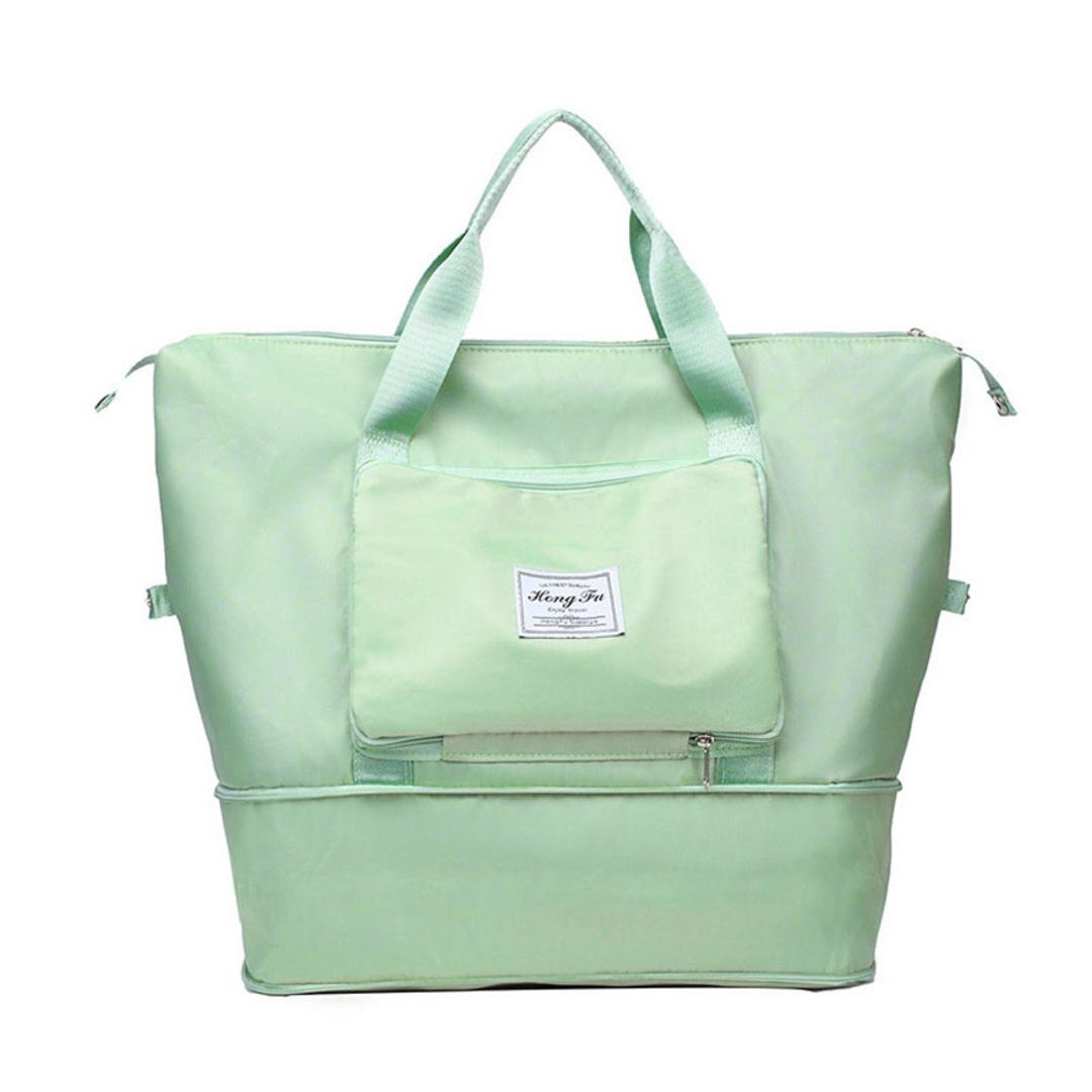 ボストンバッグ 軽量 大容量 通販 ボストンバック サブバッグ サブバック 旅行バッグ 旅行バック キャリーオンバッグ キャリーオンバック 撥水 折りたたみ 折り畳み コンパクト トラベル 旅行 レディース メンズ ジム フィットネス グリーン ・