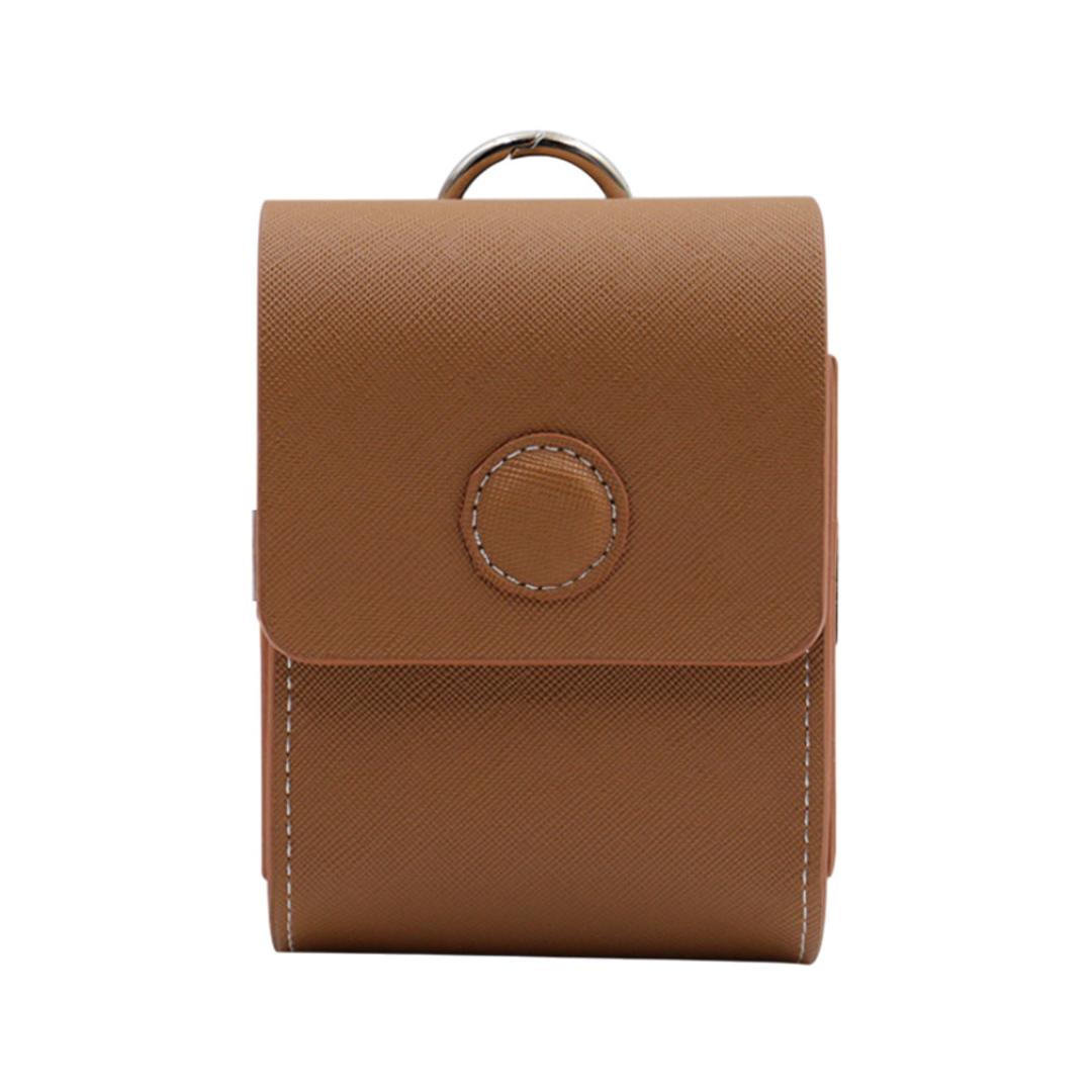 ゴルフ ボールケース 通販 おしゃれ かわいい メンズ レディース ゴルフボールケース 4個 ボールポーチ ベルト ポーチ ゴルフボール ゴルフ用品 ティーケース ボールホルダー ティーホルダー 入れ物 収納 シンプル コンパクト 小物入れ 軽量 軽い スポーツ ブラウン ・