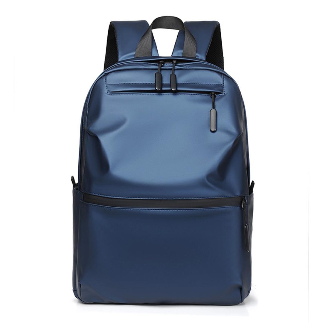 リュックサック メンズ 通販 リュック デイパック バックパック 通学 ビジネス 通勤 男子 高校生 中学生 撥水 はっ水 PCバッグ おしゃれ オシャレ 学生 旅行 トラベル かっこいい カッコイイ シンプル カジュアル ナイロン メンズバッグ ブルー ・