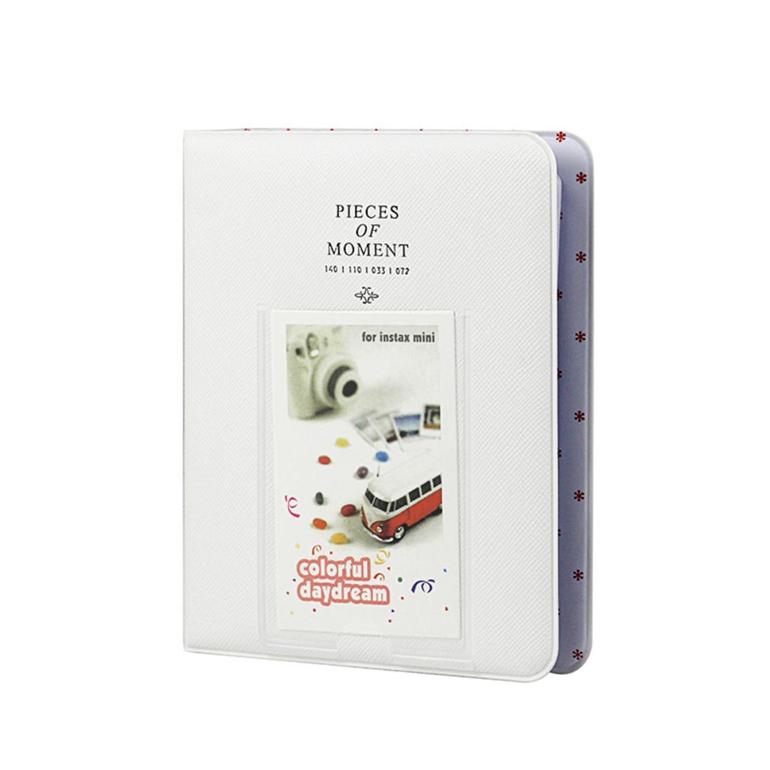 チェキ アルバム 64枚 通販 写真 フォトアルバム フォトブック チェキアルバム 写真整理 チェキ用アルバム インスタントカメラ おしゃれ かわいい 可愛い 高校生 女の子 女子 子供 キッズ ギフト ホワイト ・