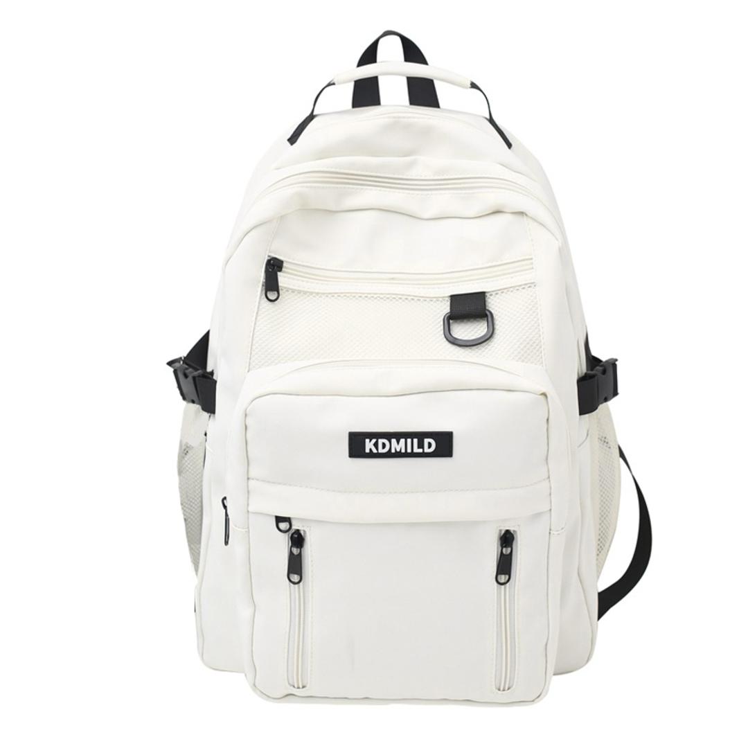 リュック メンズ 通販 バックパック スポーツリュック リュックサック リックサック リック バッグ バック 鞄 かばん カバン レディース 大容量 軽量 撥水 pc対応 キャリーオン 通勤 通学 中学生 高校生 アウトドア 旅行 お泊り おしゃれ かわいい ホワイト ・