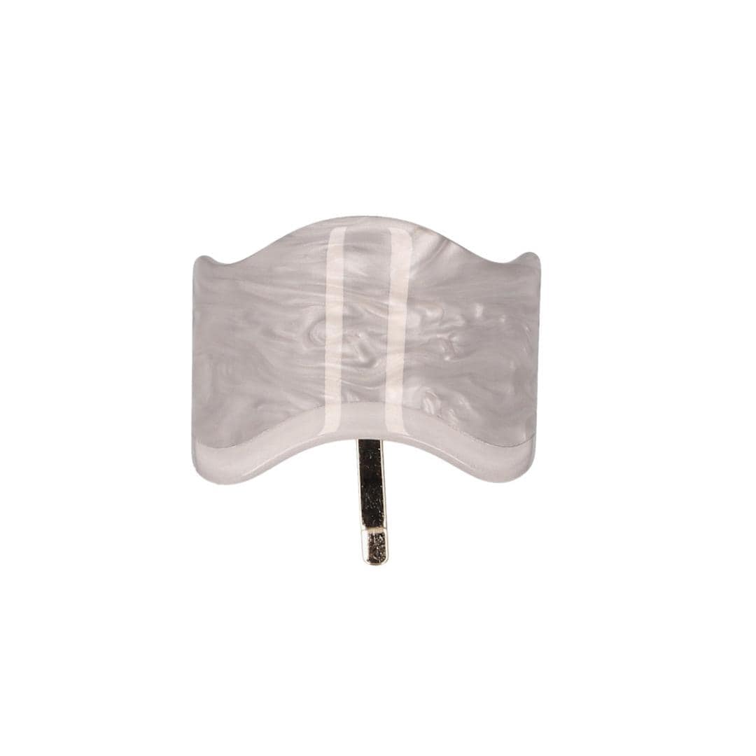 ポニーフック かわいい 通販 ヘアアクセサリー ヘアアレンジ ヘアフック ヘアーカフス 髪飾り レディース おしゃれ 可愛い 大人っぽい まとめ髪 ワンポイント 上品 エレガント 髪留め 二次会 結婚式 入学式 卒業式 ギフト マーブル/グレー ・