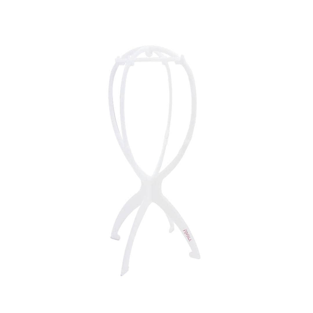 プリシラ ウィッグスタンド prisila WIGSTAND-01 通販 ウイッグスタンド ウィッグ スタンド ウィッグ専用スタンド ウィッグ台 ウィッグ置き 帽子スタンド 帽子置き 折りたたみ 組み立て式 ウイッグ かつら カツラ ケア用品 ケアグッズ 収納 ホワイト ・