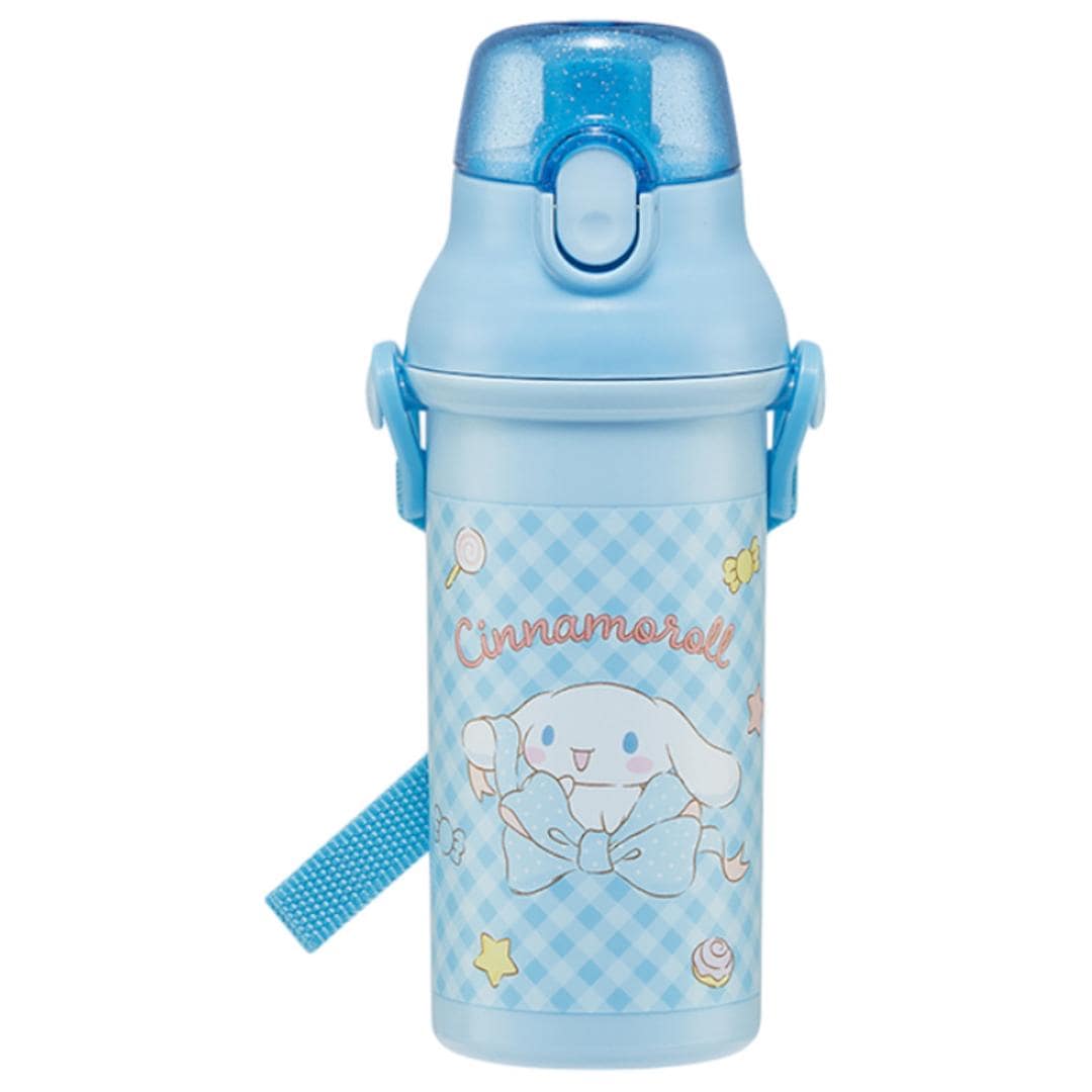 水筒 キャラクター キッズ 480ml 通販 直飲み 食洗機 かわいい ワンタッチ 子供 子ども 男の子 女の子 食洗機対応 軽量 子供用水筒 マグボトル SKATER スケーター かっこいい 可愛い 幼稚園 小学生 ショルダーベルト おしゃれ ギフト シナモロールビックリボン ・