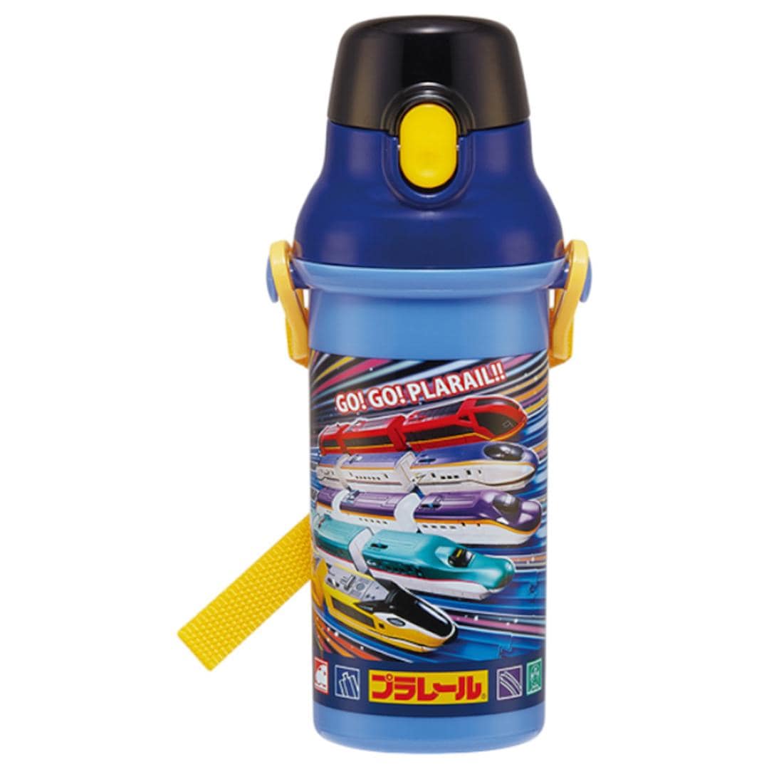 水筒 キャラクター キッズ 480ml 通販 直飲み 食洗機 かわいい ワンタッチ 子供 子ども 男の子 女の子 食洗機対応 軽量 子供用水筒 マグボトル SKATER スケーター かっこいい 可愛い 幼稚園 小学生 ショルダーベルト おしゃれ ギフト プラレール25 ・