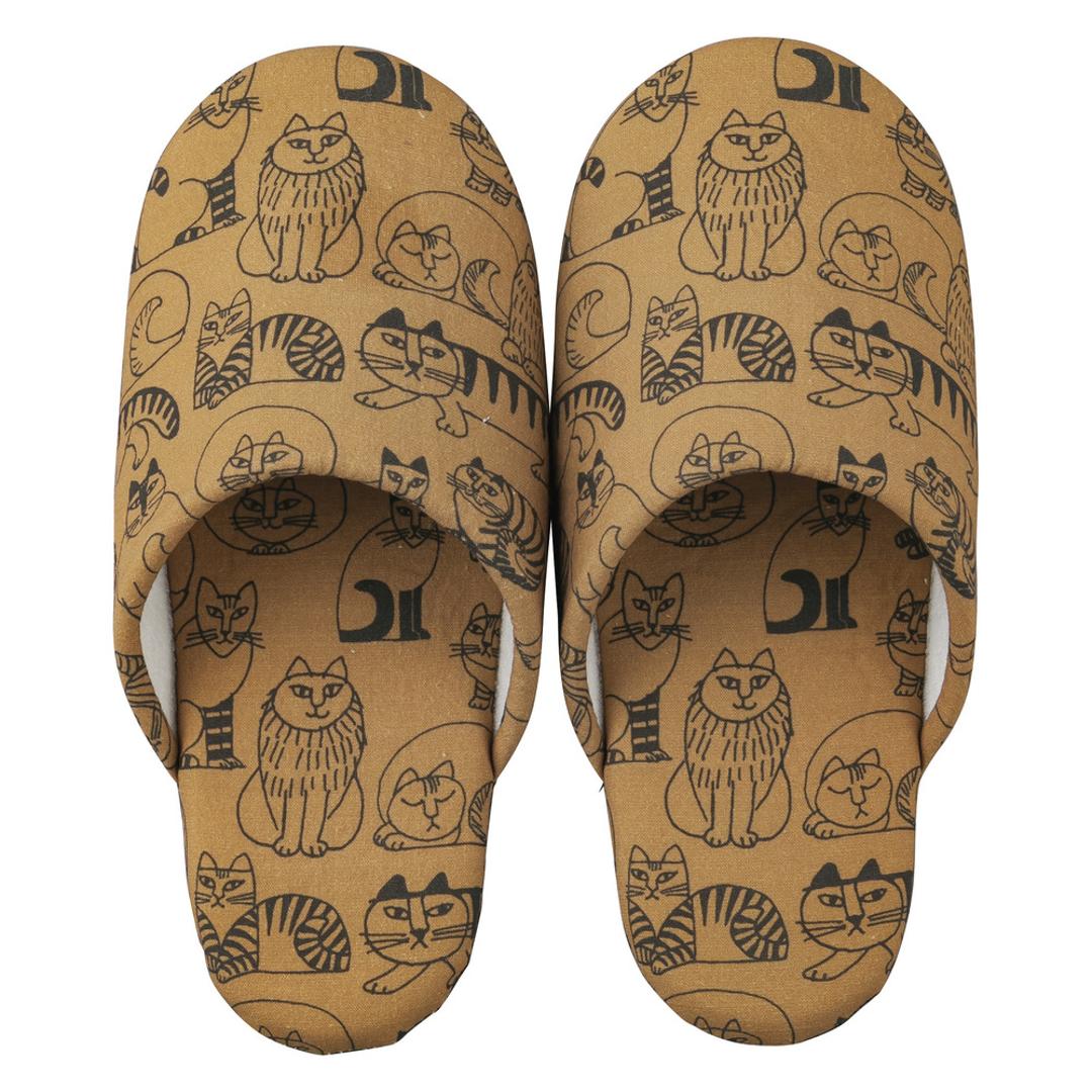 スリッパ レディース 通販 ルームシューズ キャラクター ルームスリッパ 室内履き 室内ばき 部屋ばき 室内 シューズ 洗える 北欧 綿100% コットン 来客用 ギフト 贈り物 キャラクターグッズ 生活雑貨 かわいい おしゃれ リサ・ラーソン/スリッパキャット ・