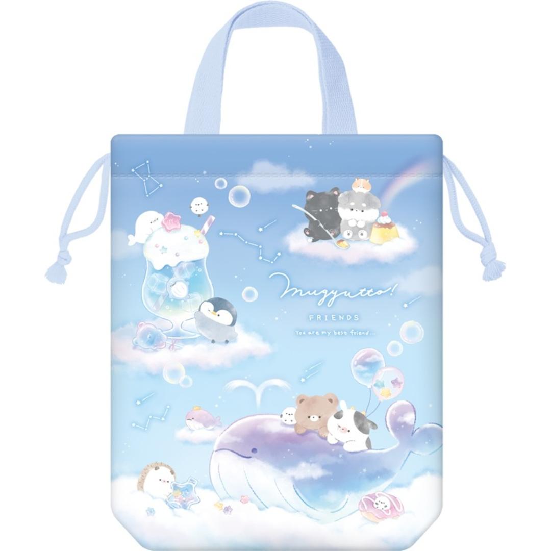 シューズケース キッズ 通販 上履き入れ シューズ入れ シューズバッグ 保育園 幼稚園 小学校 小学生 子供 こども うわばき 上履き 体育館シューズ 運動靴入れ 靴入れ 巾着 巾着袋 巾着バッグ 入園準備 入学準備 入学祝い 卒園 靴袋 キッズファッション むぎゅっとふれんず ・