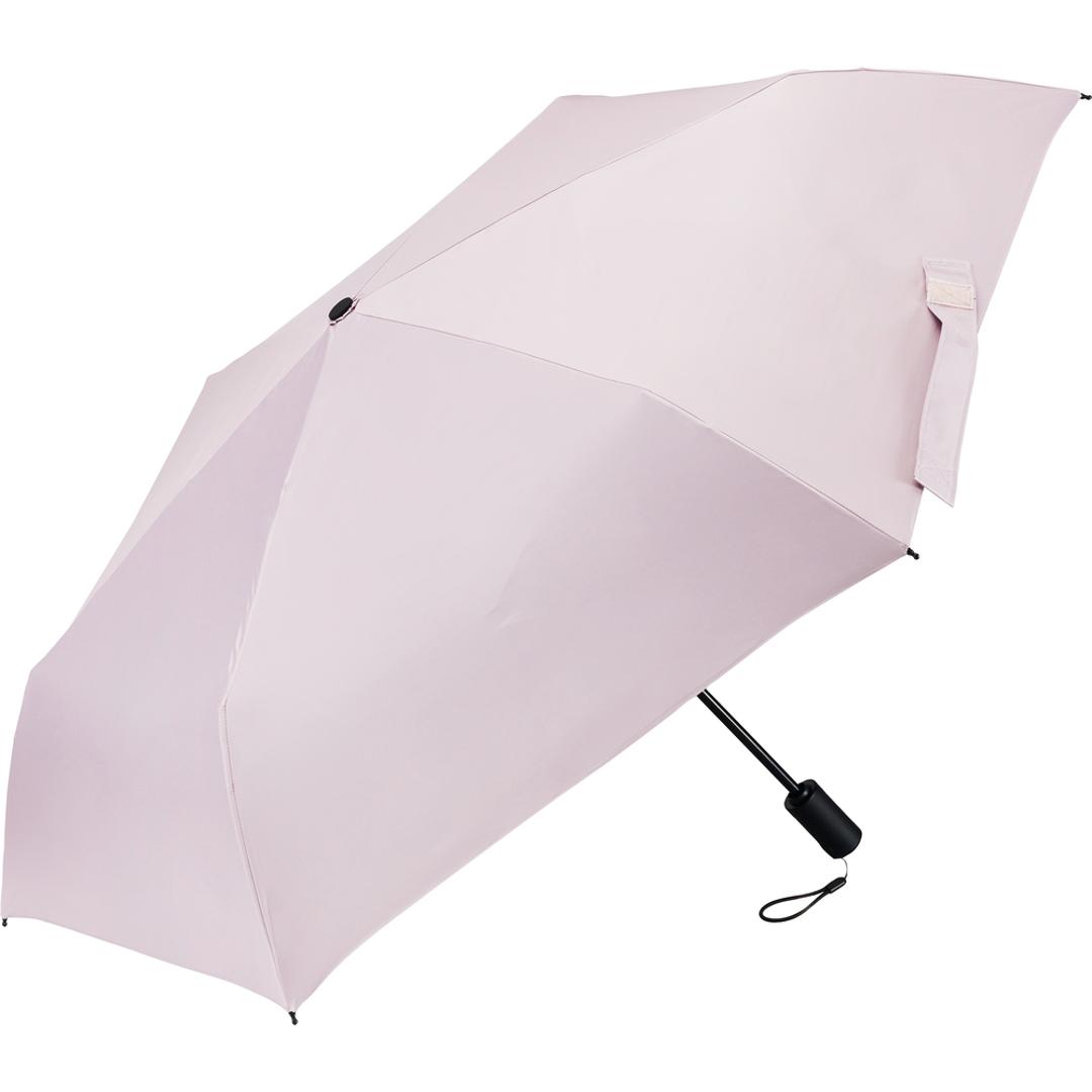 折りたたみ傘 メンズ 軽量 ワンタッチ 通販 ウォーターフロント 折り畳み傘 傘 折りたたみ かさ 折り畳み 雨傘 レディース 自動開閉 晴雨兼用 軽い 親骨 55cm 通勤 通学 UVカット クイックシャット 晴雨兼用傘 レディース雨傘 アイスピンク ・