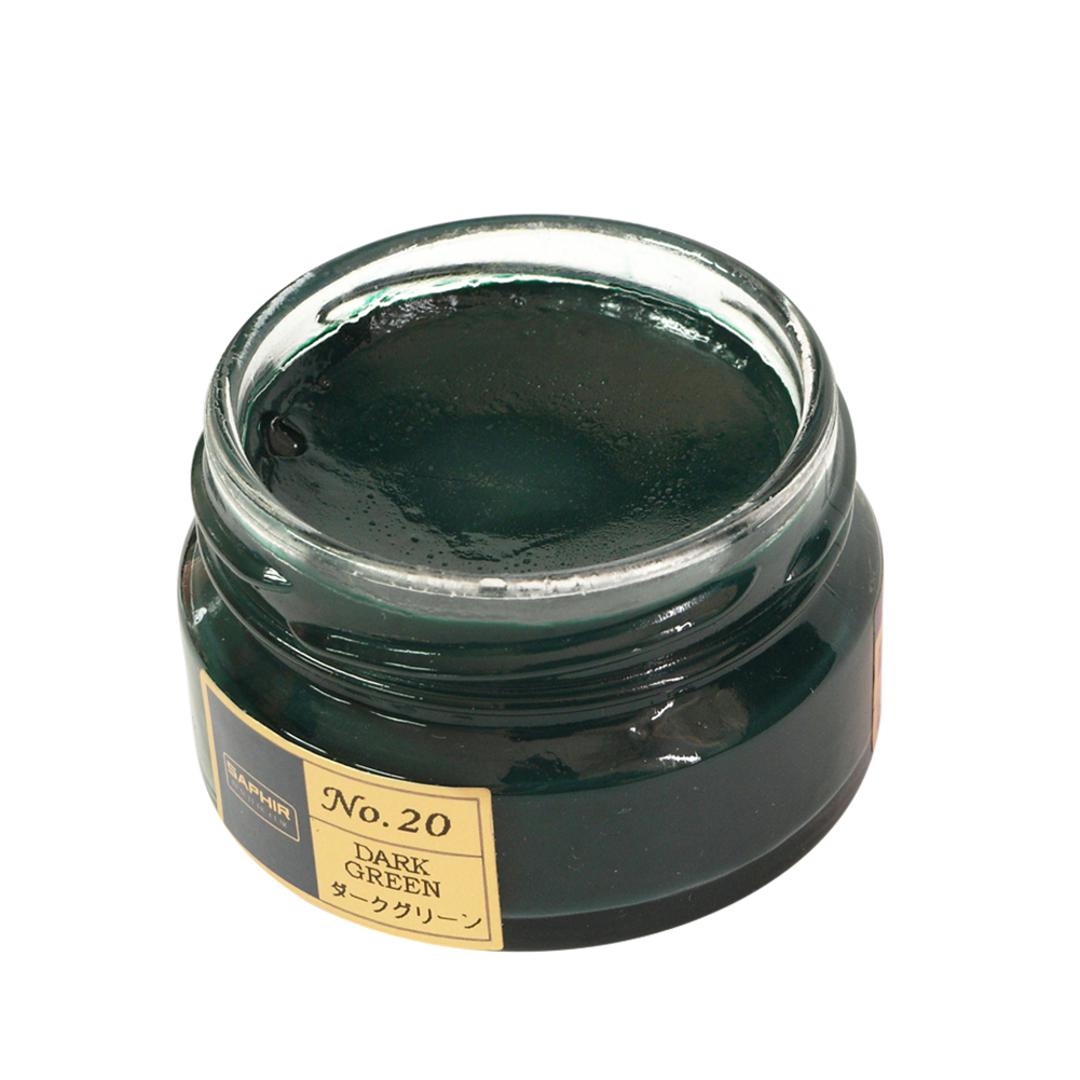 靴磨き クリーム 通販 靴クリーム 茶色 ワックス ビーズワックス ファインクリーム 50ml 油性 革ケア用品 お手入れ 就職祝い プチギフト 父の日 プレゼント 保革剤 シューケア ツヤ出し 靴ケア用品 サフィール SA ダークグリーン ・