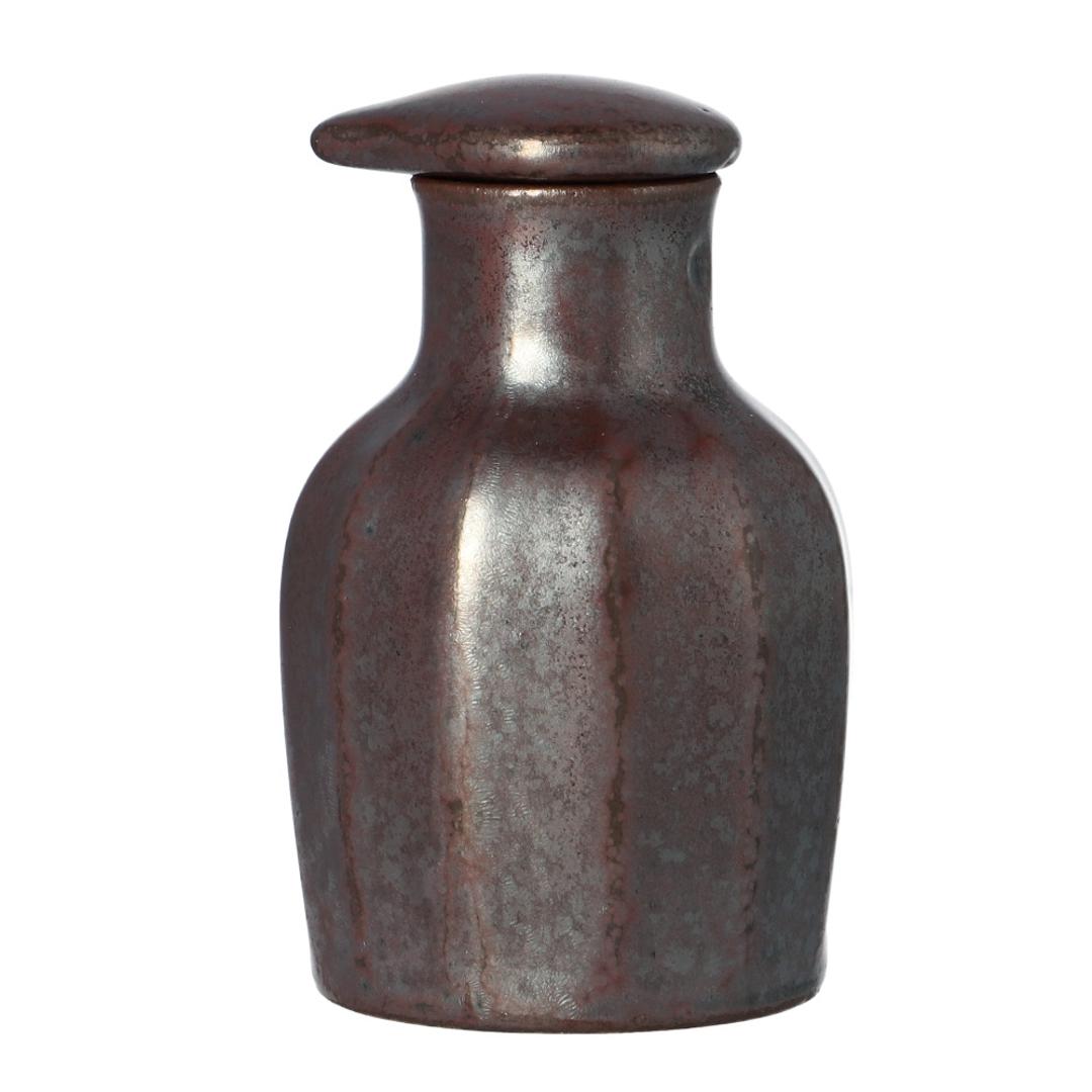 醤油さし 陶器 通販 有田焼 醤油差し 液だれしない しょうゆさし しょうゆ差し おしゃれ 醤油入れ 和風 日本製 母の日 ギフト 敬老の日 楽らく醤油差し 100cc キッチン 台所用品 柿釉面取 ・