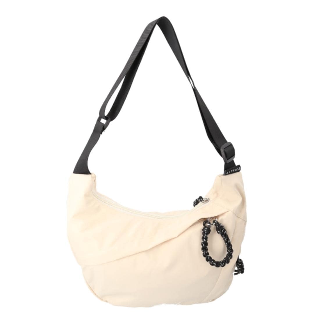 ショルダーバッグ ナイロン ミニ 軽量 多収納 レディース 通販 ショルダーバック 斜めがけバッグ マザーズバッグ 小さめ 軽い メンズ シンプル 無地 アウトドア スポーツ 旅行 サブバッグ おでかけ 男性 女性 男子 女子 250153 男女兼用バッグ IVORY ・