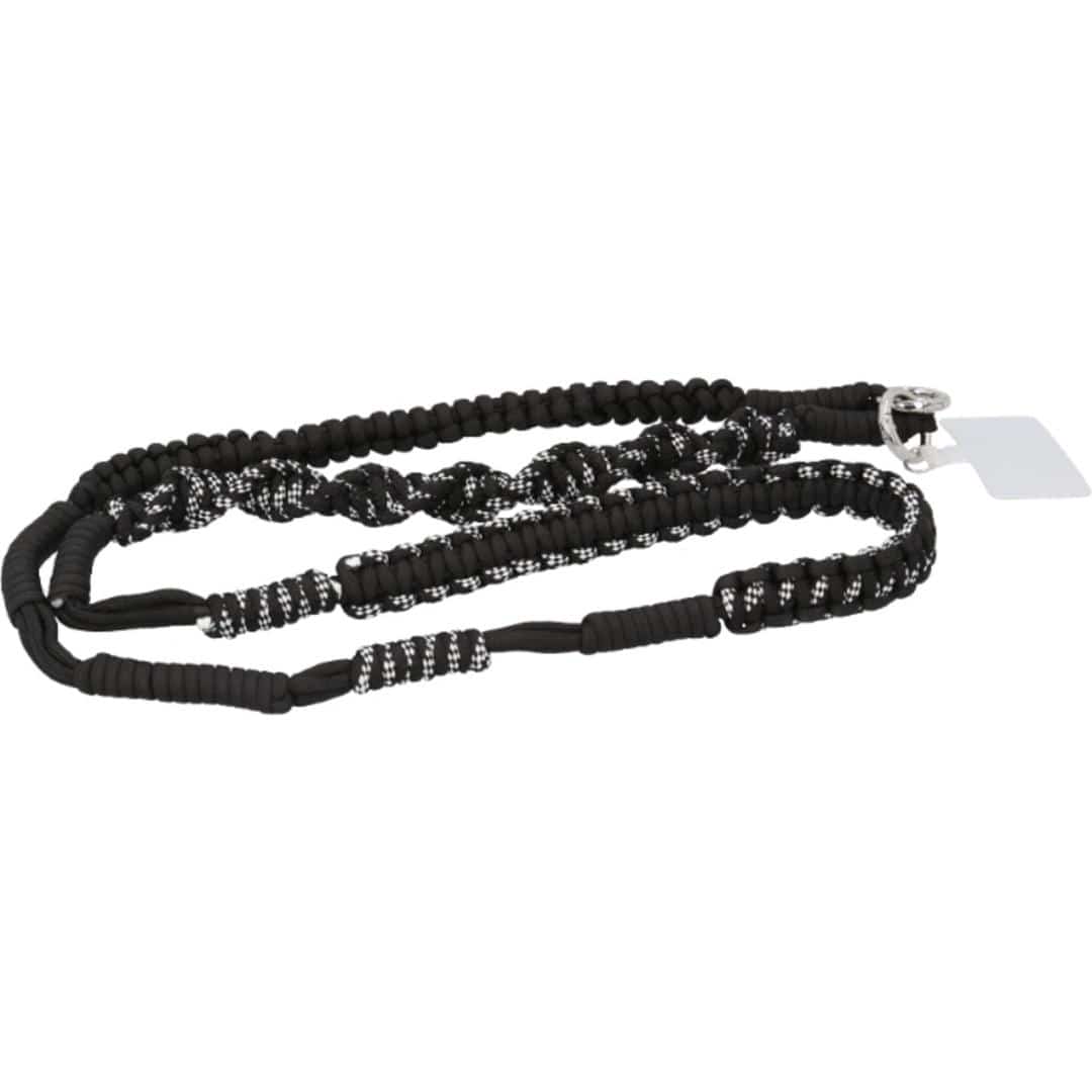 スマホストラップ ショルダー 通販 スマホショルダー スマホ ストラップ ロープ 編み ショルダーストラップ スマホショルダーストラップ スマートフォンストラップ 紐 配色 レディース かわいい おしゃれ 斜めがけ 401490 スマートフォンアクセサリー ブラックxブラック ・