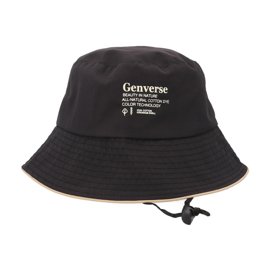 帽子 レディース バケット ハット 通販 バケットハット あご紐付き シンプル ロゴ 折りたたみ コンパクト 通勤 通学 自転車 日よけ 日除け 運動会 アウトドア あご紐 あごひも 顎ひも あご 紐 ポケッタブルバケットハット 401548 レディース帽子 ブラック ・