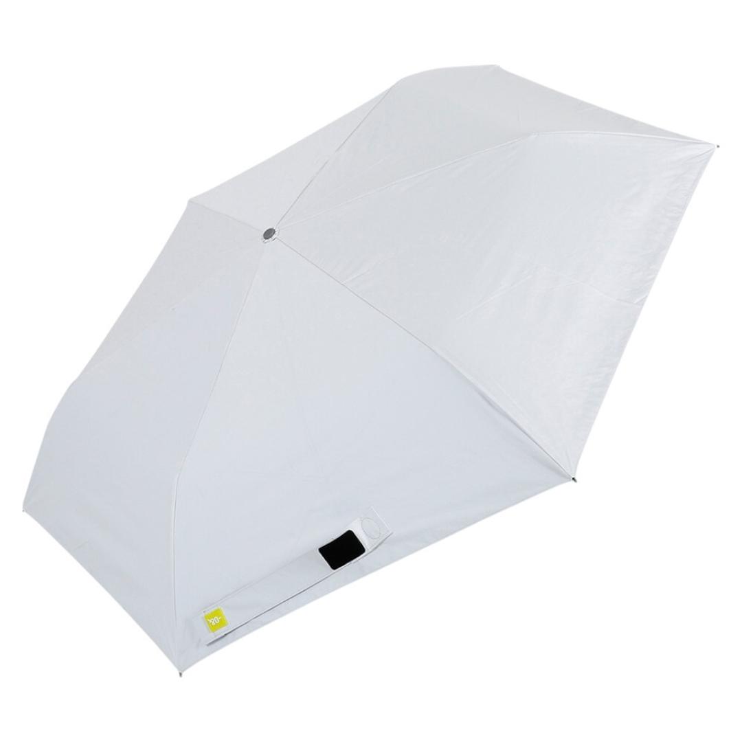 ラディクール 日傘 Radi-Cool 通販 晴雨兼用折りたたみ傘 折りたたみ日傘 晴雨兼用傘 折りたたみ傘 折り畳み傘 完全遮光 レディース メンズ 手開き 軽量 軽い 遮光率100% UVカット率100% 撥水 無地 シンプル 通勤 通学 女性用 男性用 ホワイト 55cm