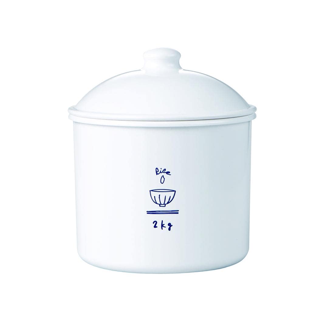 米びつ おしゃれ 2kg 通販 日本製 米櫃 2キロ ライスストッカー 米 保存容器 キャニスター お米 保存 食品保存容器 冷蔵庫 野菜室 密閉 コンパクト RICE CAN ライスカン SO-Q STYLE ソーキュースタイル キッチン用品 ホワイト ・