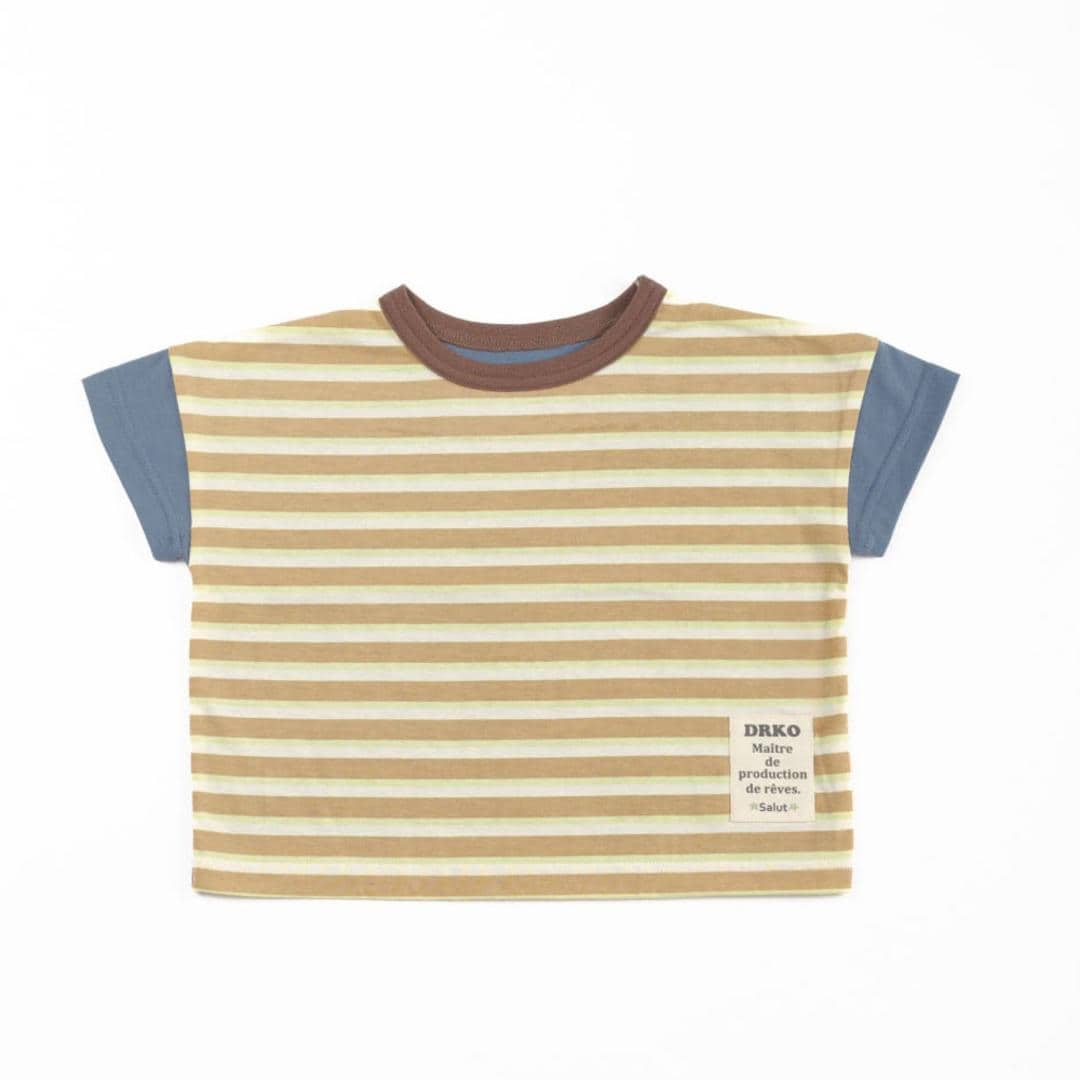 キッズ Tシャツ おしゃれ 男の子 通販 半袖Tシャツ カットソー キッズTシャツ ボーダー 天竺 子供 こども 子ども かわいい 可愛い ボーイズ 夏 春夏 トップス 子供服 子ども服 ベビー服 Aenak アエナック 31235 キッズファッション ネイビー 80cm