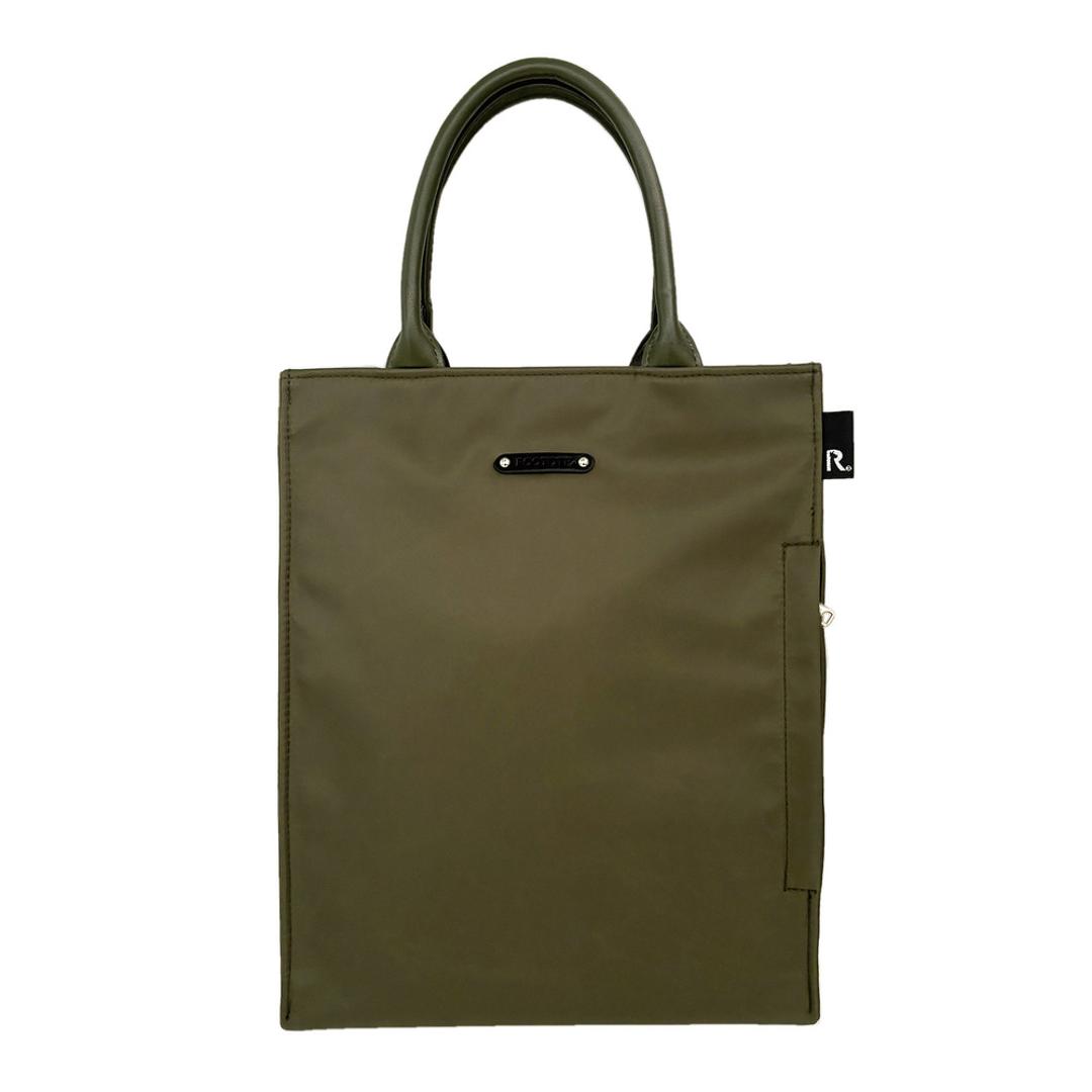 ROOTOTE ルートート トートバッグ 1069 通販 トートバック トート レッスンバッグ レディース 通勤 通学 A4 縦型 自立 撥水 ビジネス 学校 おしゃれ シンプル オシャレ きれいめ ナイロン アーキャトル A-quatre レディースバッグ KHAKI ・