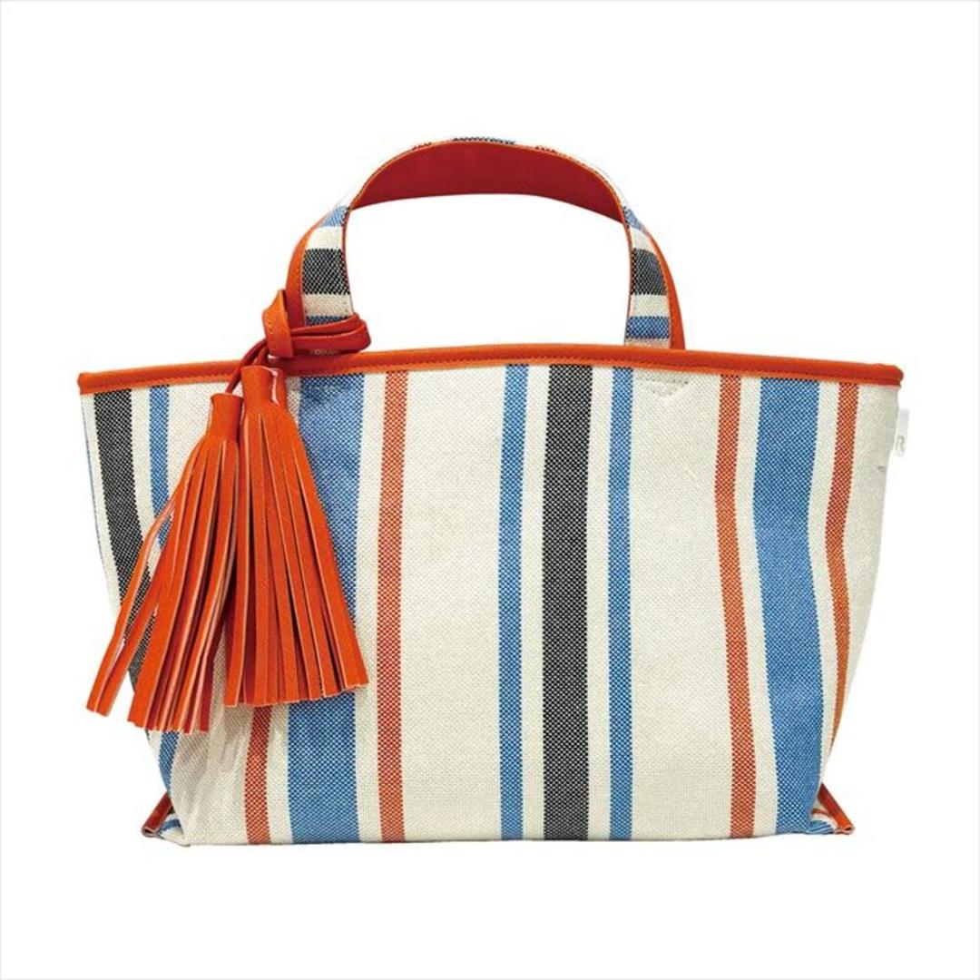 ルートート トートバッグ ROOTOTE 1070 通販 トートバック 小さめ レディース 通学 通勤 手提げバッグ 手提げかばん 手提げカバン 手提げ鞄 おしゃれ シンプル 大人 きれいめ タッセル チャーム ストライプ DELI ワイド デリ ORANGESAX ・