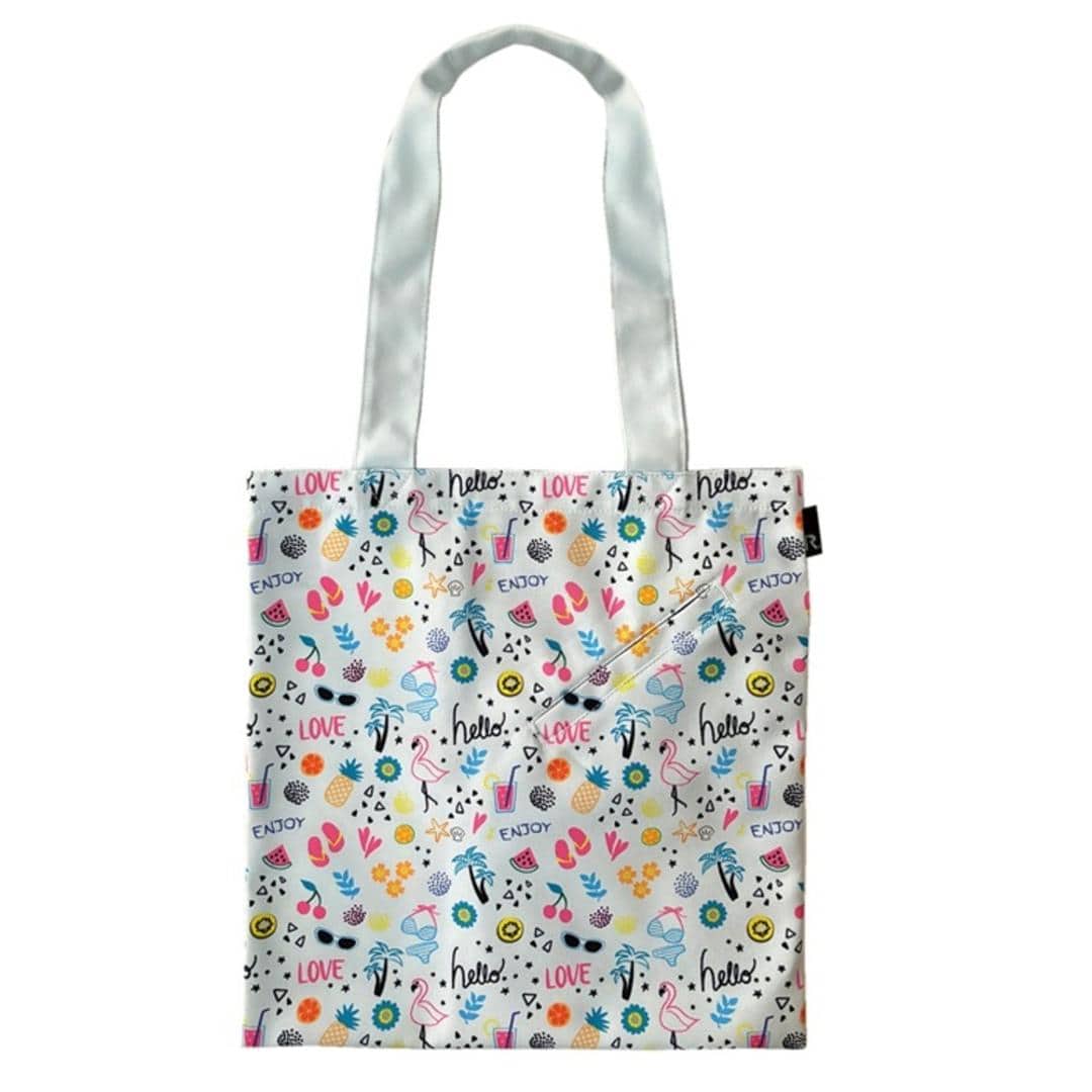 ルートート トートバッグ ROOTOTE 1082 通販 トートバック トート バッグ 大きめ A4 縦型 縦長 通学 通勤 レディース おしゃれ シンプル 保冷ポケット 大人 かわいい オシャレ ひんやり 洗える 手洗い カジュアル センティール トール TROPICAL ・