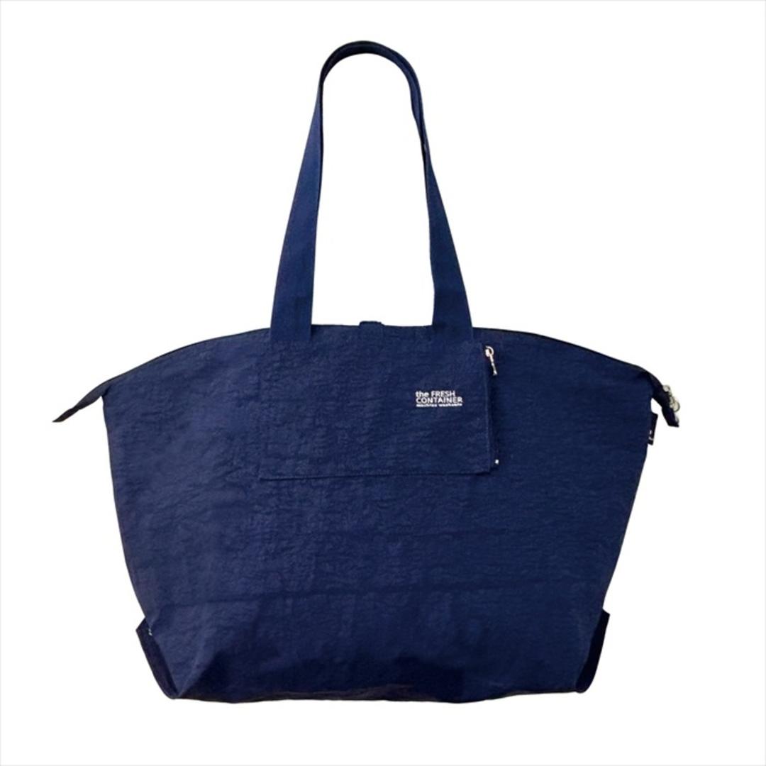 ルートート トートバッグ ROOTOTE 1097 通販 保冷バッグ エコバッグ 買い物バッグ 保冷トートバッグ 折りたたみ コンパクト 大容量 レディース ファスナー付き おしゃれ 軽量 軽い 無地 シンプル 洗える 洗濯機 サーモキーパー BARREL NAVY ・