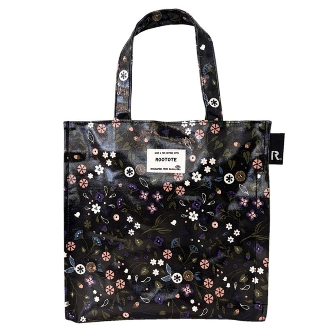 ROOTOTE ルートート トートバッグ 3601 通販 ラミネート トートバック 手提げバッグ ランチトート サブバッグ レディース 小さめ 通勤 通学 軽量 軽い 撥水 マチあり マチ広め SQUARE スクエア シンプル かわいい レディースバッグ Heaven ・