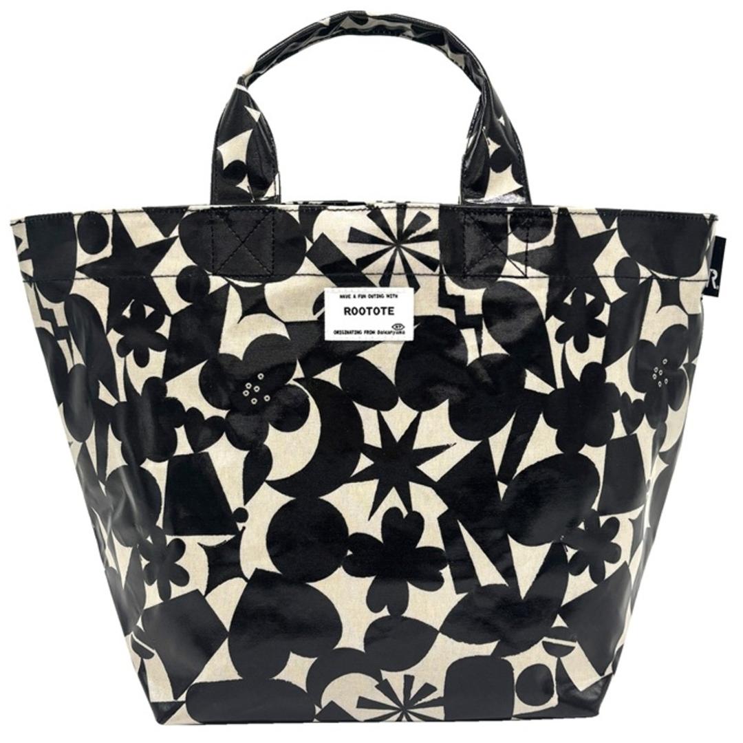 ROOTOTE ルートート トートバッグ 3603 通販 ラミネート トートバック 手提げバッグ レディース 小さめ A5 軽量 軽い 撥水 自立 舟形 マチあり マチ広め シンプル かわいい おしゃれ 可愛い 通勤 通学 DELI デリ レディースバッグ Katakata ・