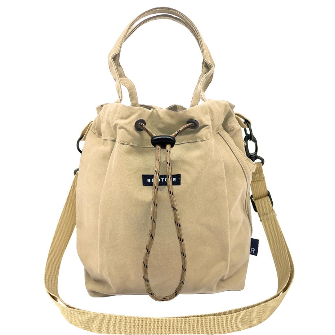 ルートート ショルダーバッグ ROOTOTE 3649 通販 ミニショルダーバッグ ショルダーバック 斜めがけバッグ 2way ミニトートバッグ ミニバッグ ハンドバッグ レディース 小さめ 軽量 軽い 撥水 旅行 シンプル 大人 かわいい SACOCHE BEIGE ・