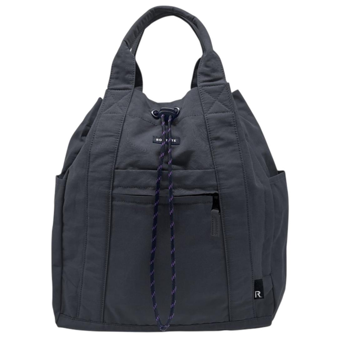 ROOTOTE リュック ルートート 3650 通販 リュックサック バックパック デイパック マザーズリュック マザーズバッグ トートバッグ 縦型 レディース 軽量 軽い 撥水 A4 通学 通勤 旅行 背面ポケット ナイロン カジュアル CEOROO BLACK ・