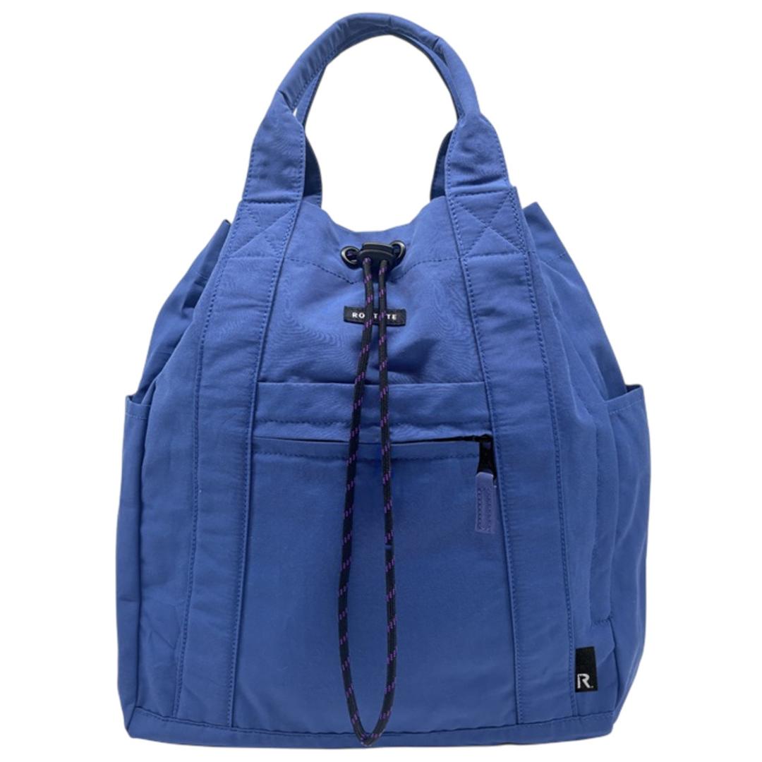 ROOTOTE リュック ルートート 3650 通販 リュックサック バックパック デイパック マザーズリュック マザーズバッグ トートバッグ 縦型 レディース 軽量 軽い 撥水 A4 通学 通勤 旅行 背面ポケット ナイロン カジュアル CEOROO BLUE ・