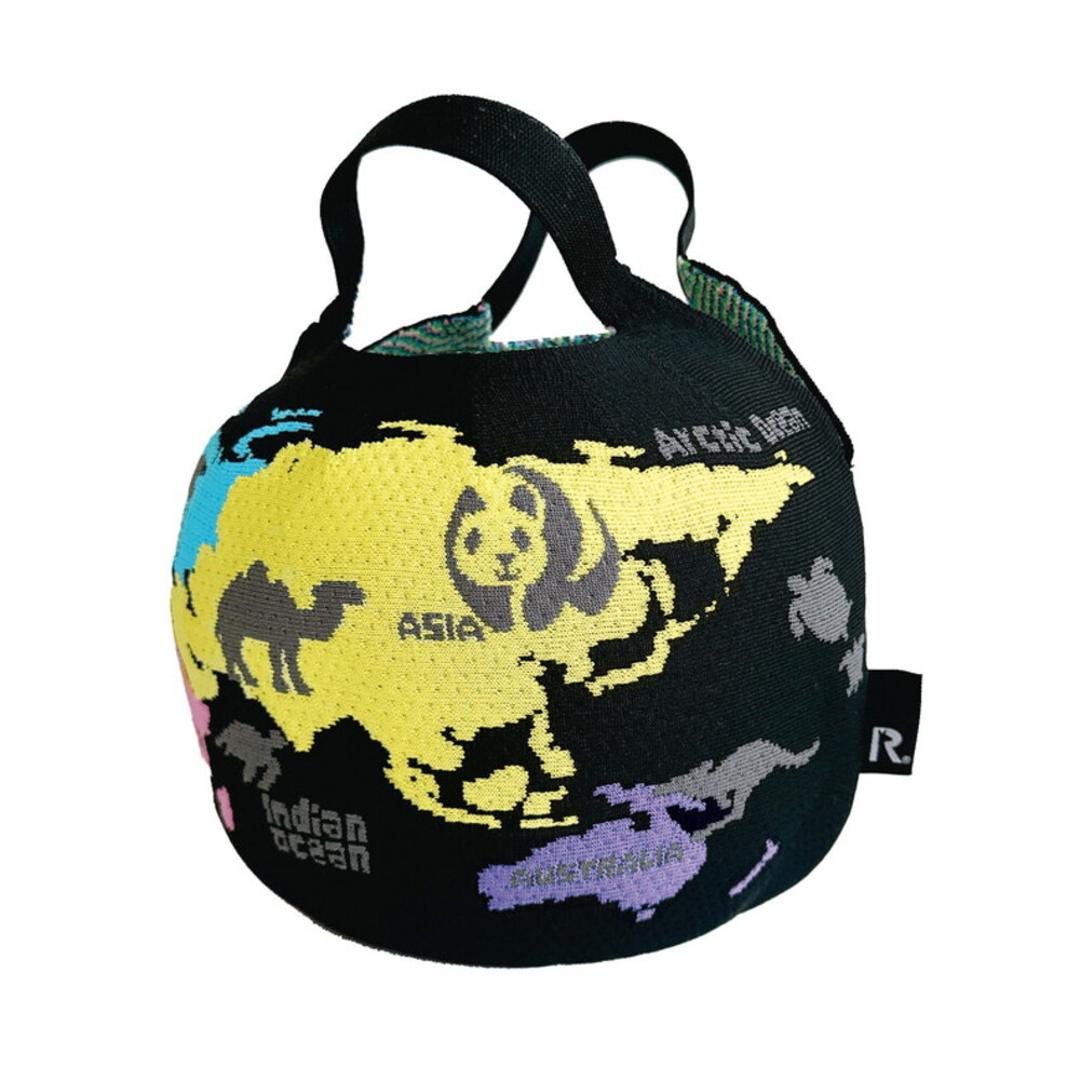 ルートート トートバッグ ROOTOTE 6844 通販 ミニトート ミニバッグ トートバック コロンとした バッグ おしゃれ かわいい レディース キッズ 子ども 地球儀 地球 ちきゅうぎ ニット インテリア オシャレ 大人 可愛い レディースバッグ BLACK ・