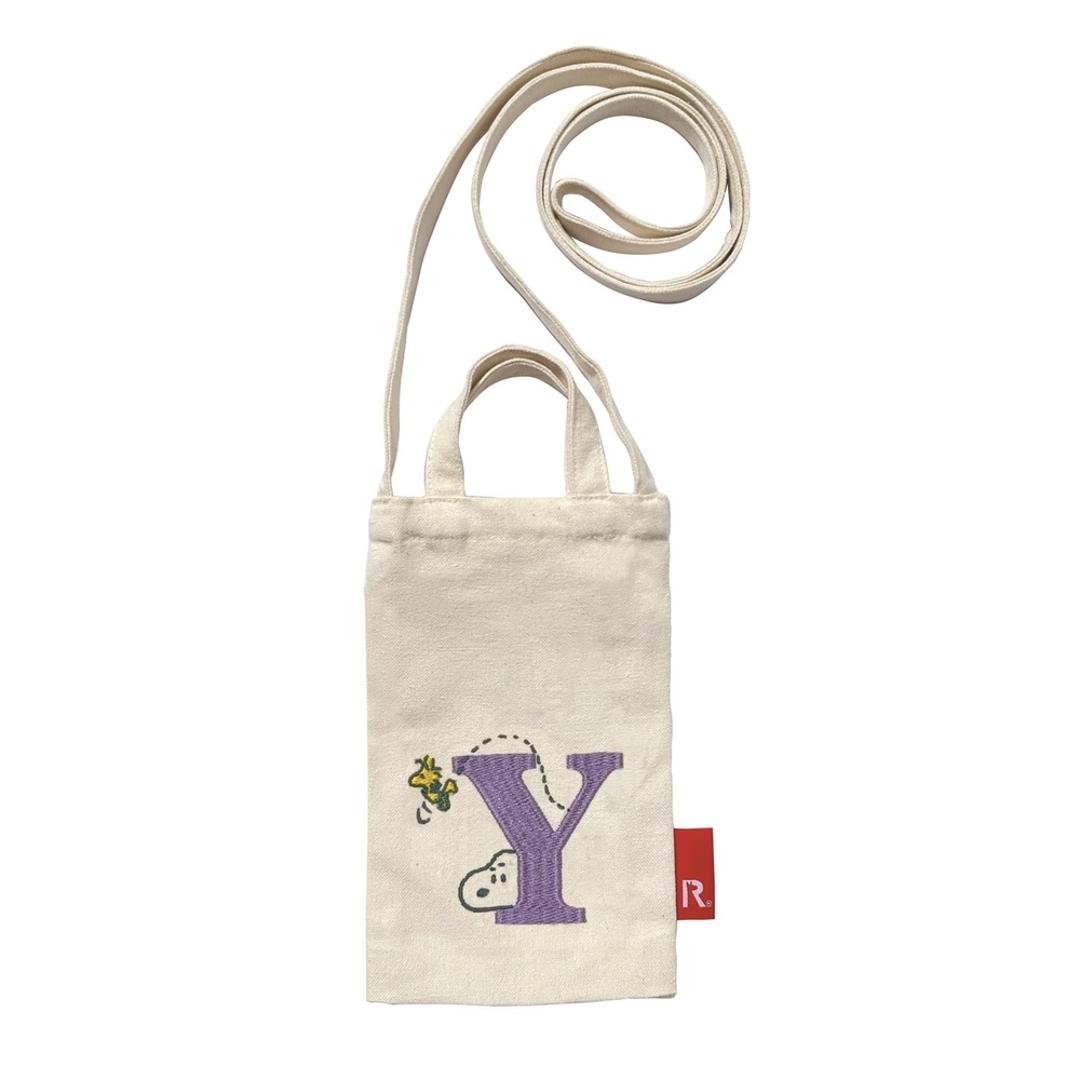 ルートート スヌーピー ショルダー 通販 ショルダーバッグ IP.BR2way.Peanuts-9Y ミニショルダーバッグ コットンショルダー イニシャル ミニトート かわいい おしゃれ お散歩 斜め掛け お出かけ 肩掛け ギフト プレゼント ROOTOTE Y ・